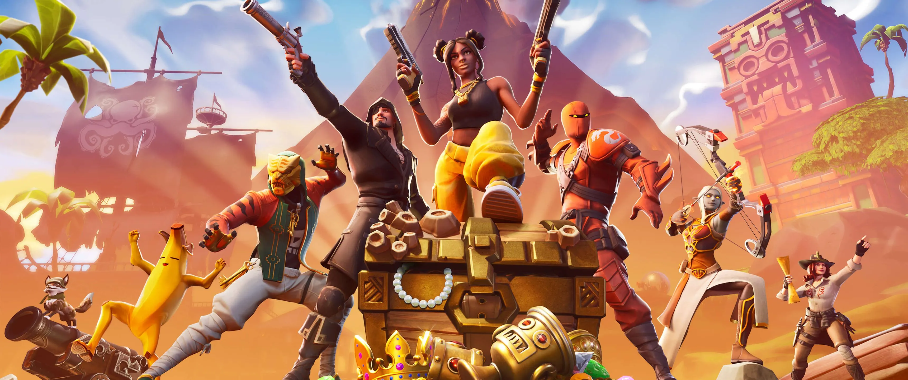 Download Fortnite Wallpaper in 3440x1440 Resolution