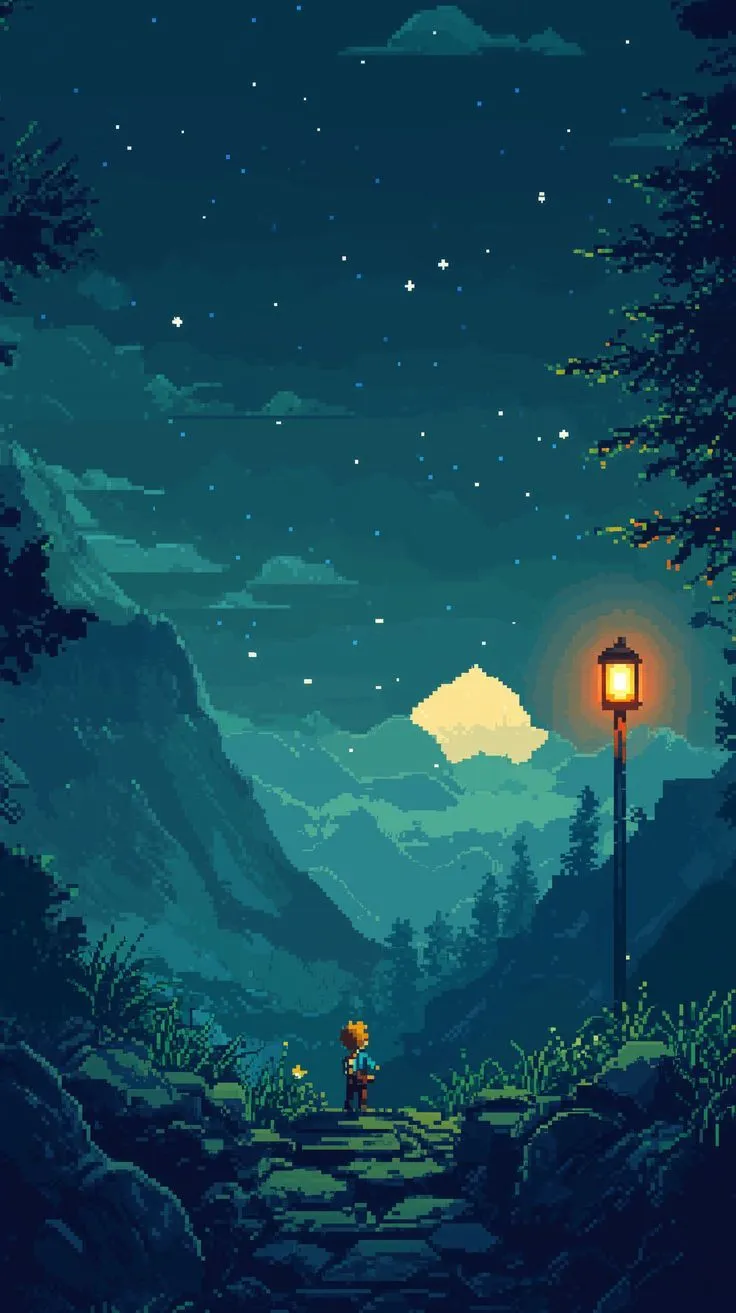 Pixel Art Cinematic Wallpaper 12