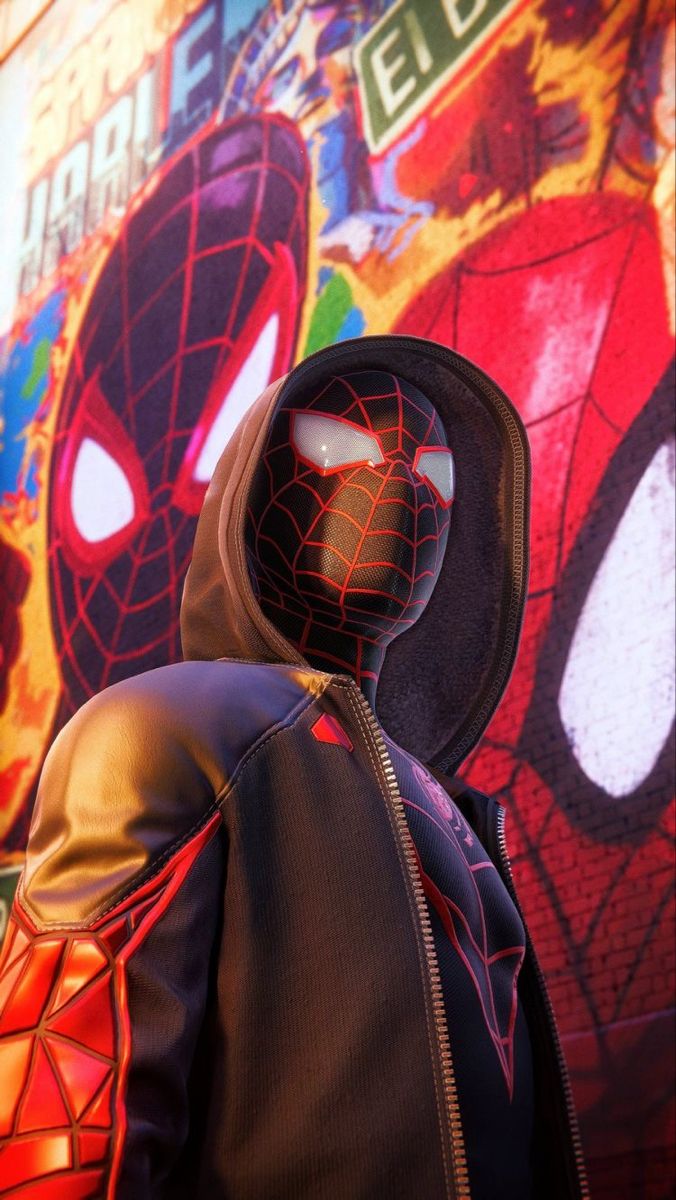 Spiderman Wallpaint Depth Effect iOS 16 Wallpaper