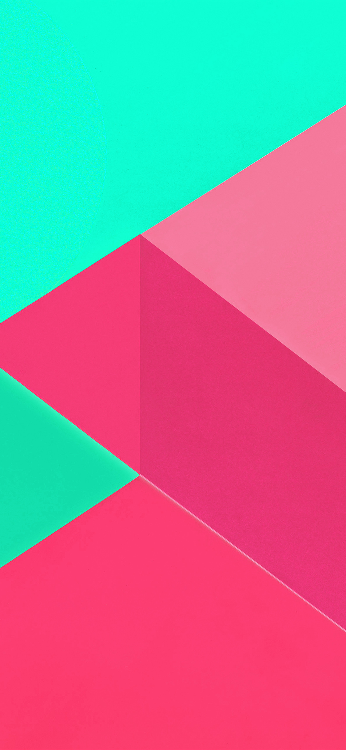 iPhone X wallpaper. android marshmallow new green pink pattern