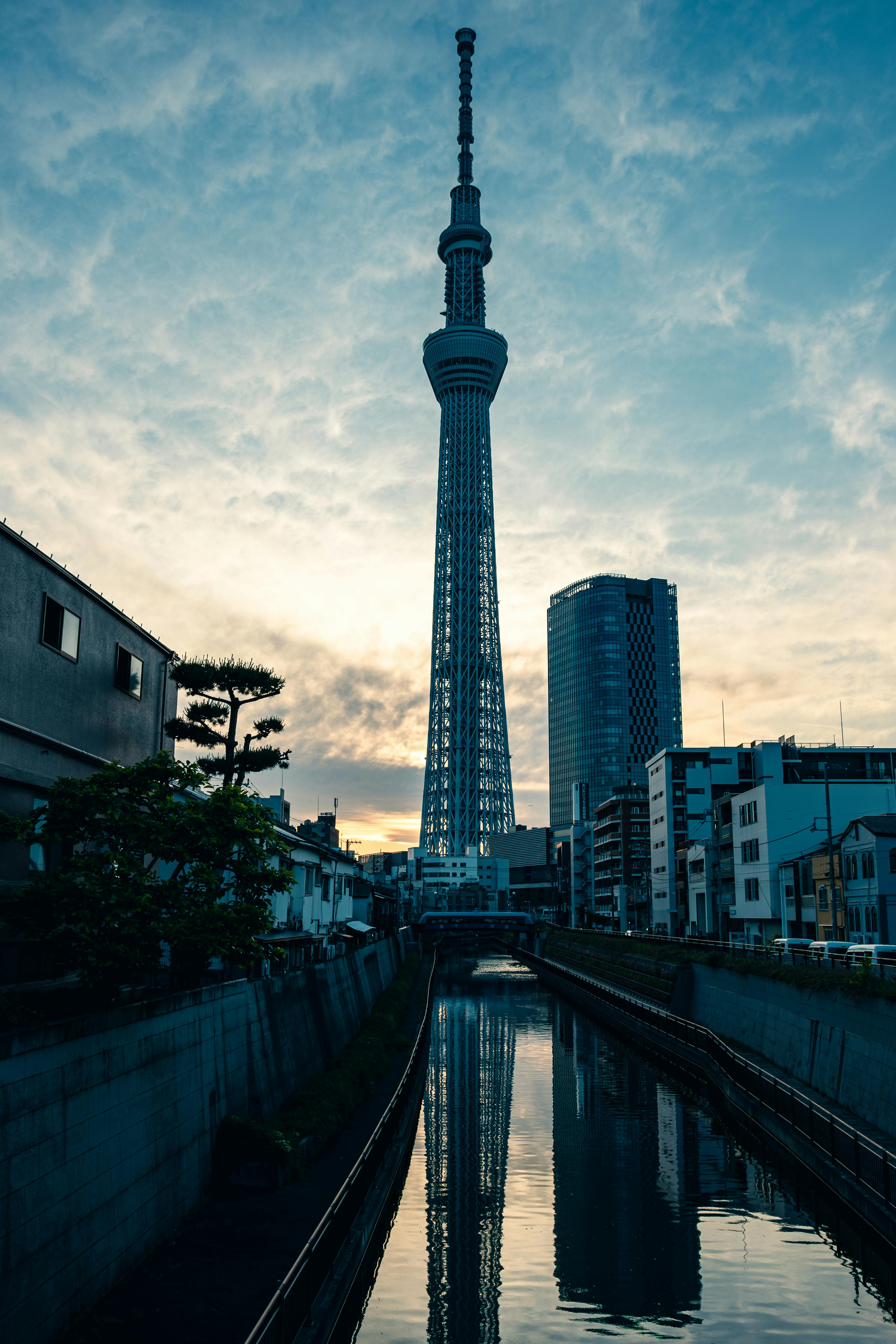 View of the Tokyo Skytree in Tokyo, Japan · Free