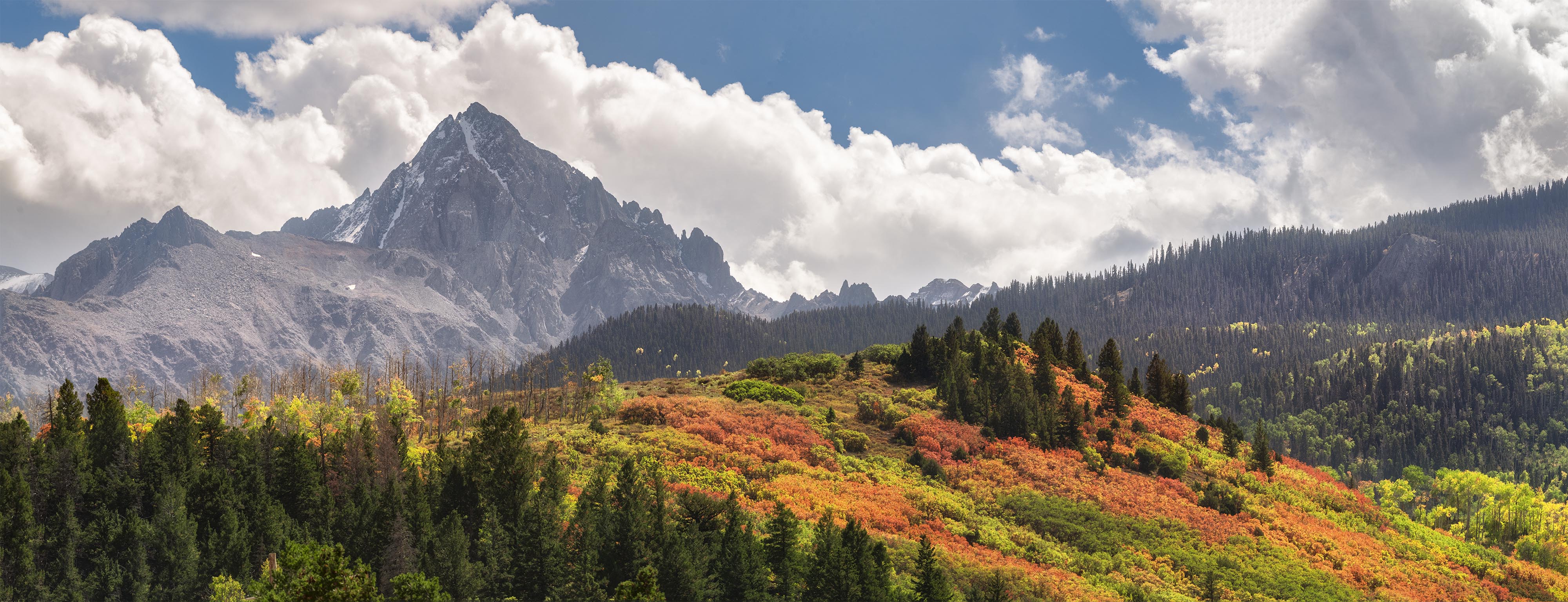 Panorama Picture of Colorado in Fall