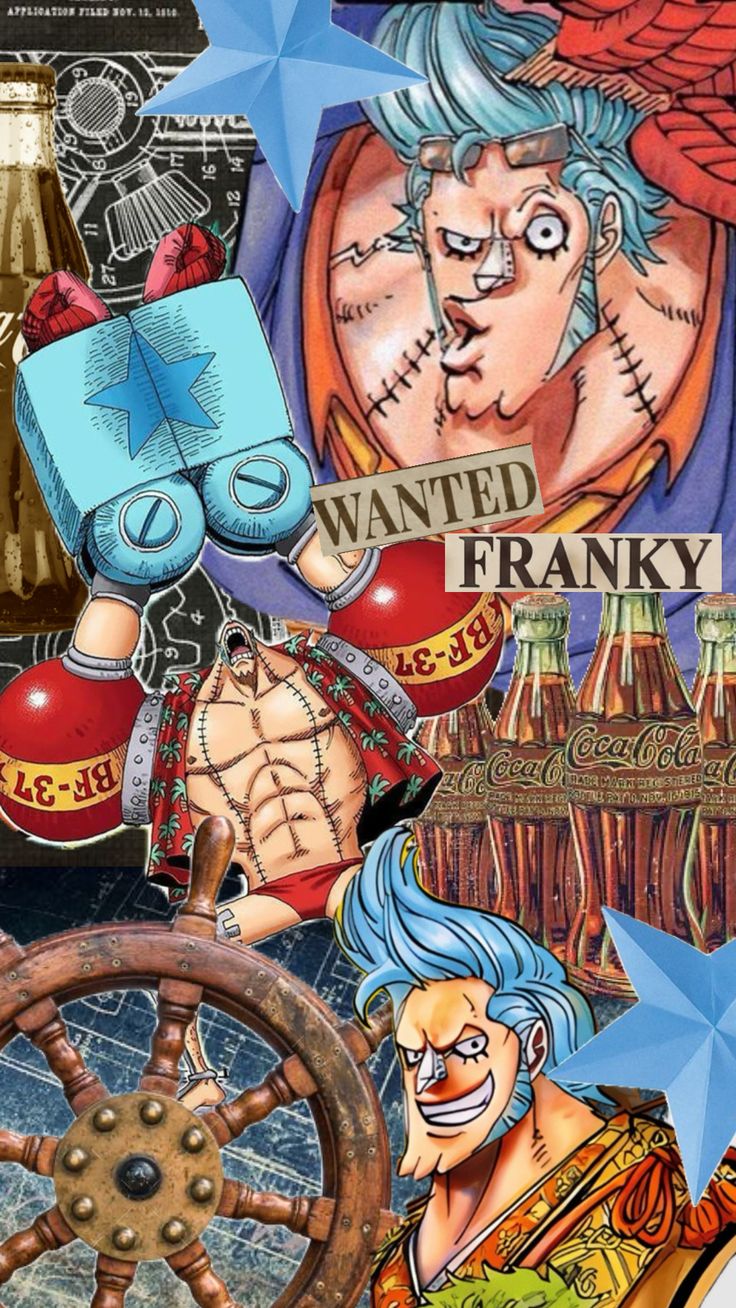 franky #onepiece #cyborgfranky #frankyonepiece #cocacola #blue