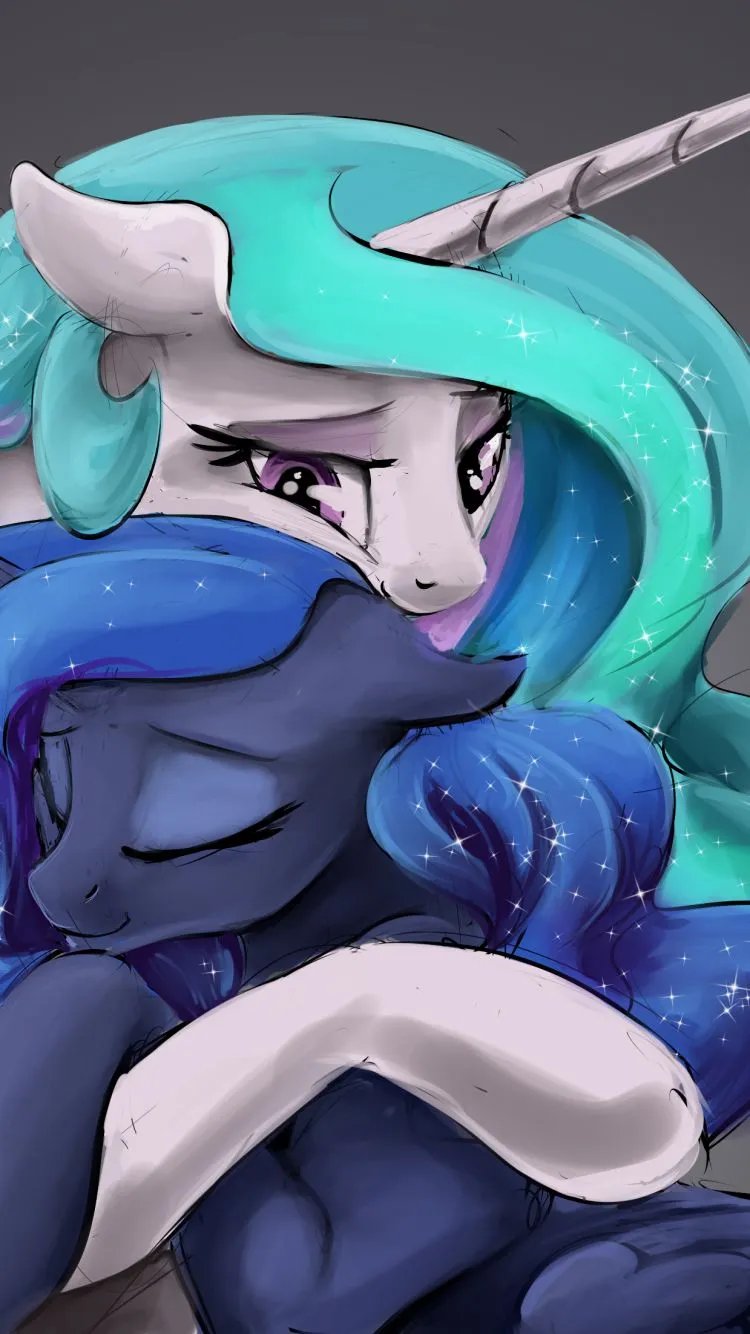 Phone wallpaper: Princess Celestia, Tv Show, My Little Pony: Friendship Is Magic, Princess Luna, My Little Pony 1109294