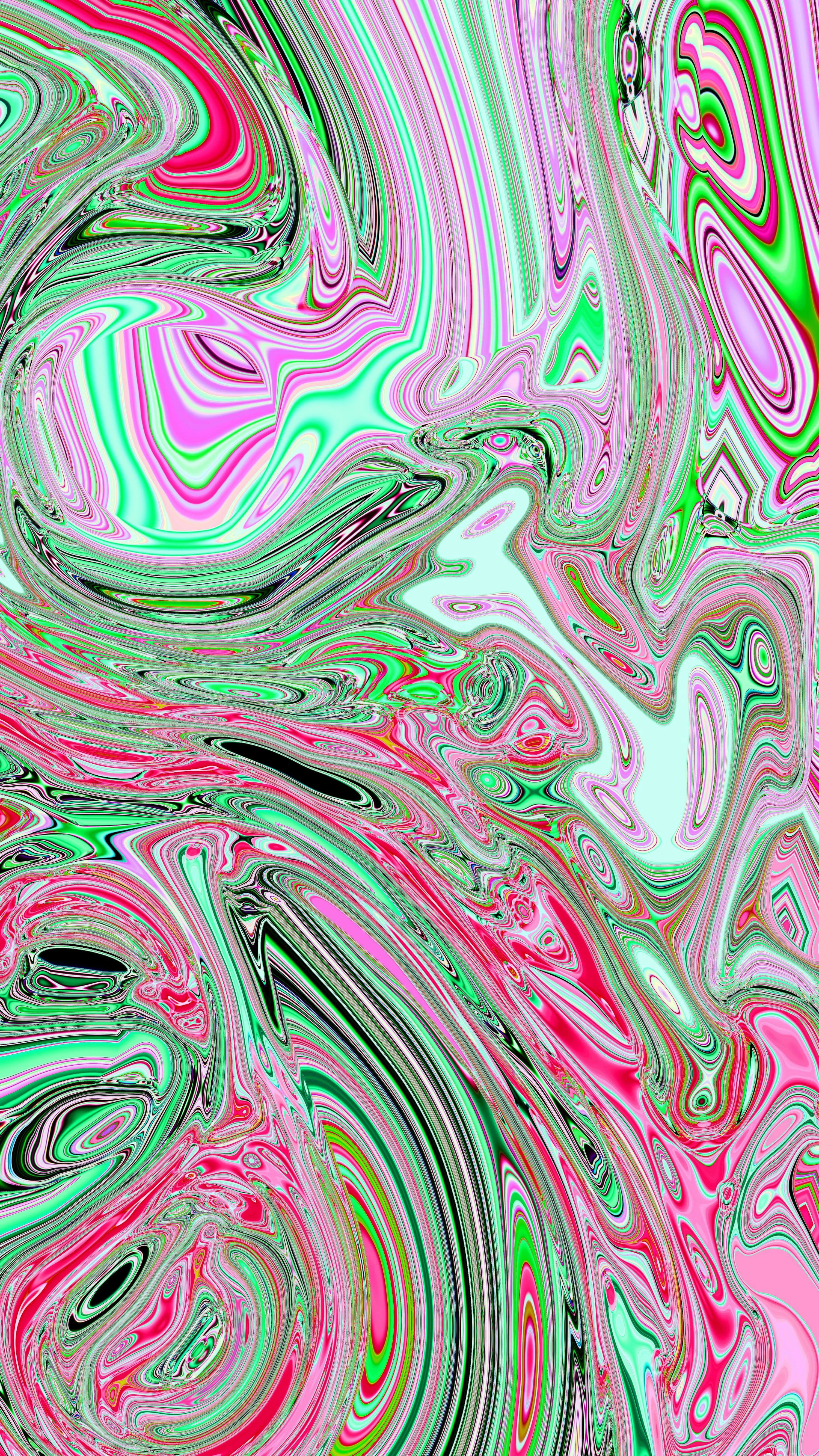Abstract, colorful, and swirly flowing background. photo