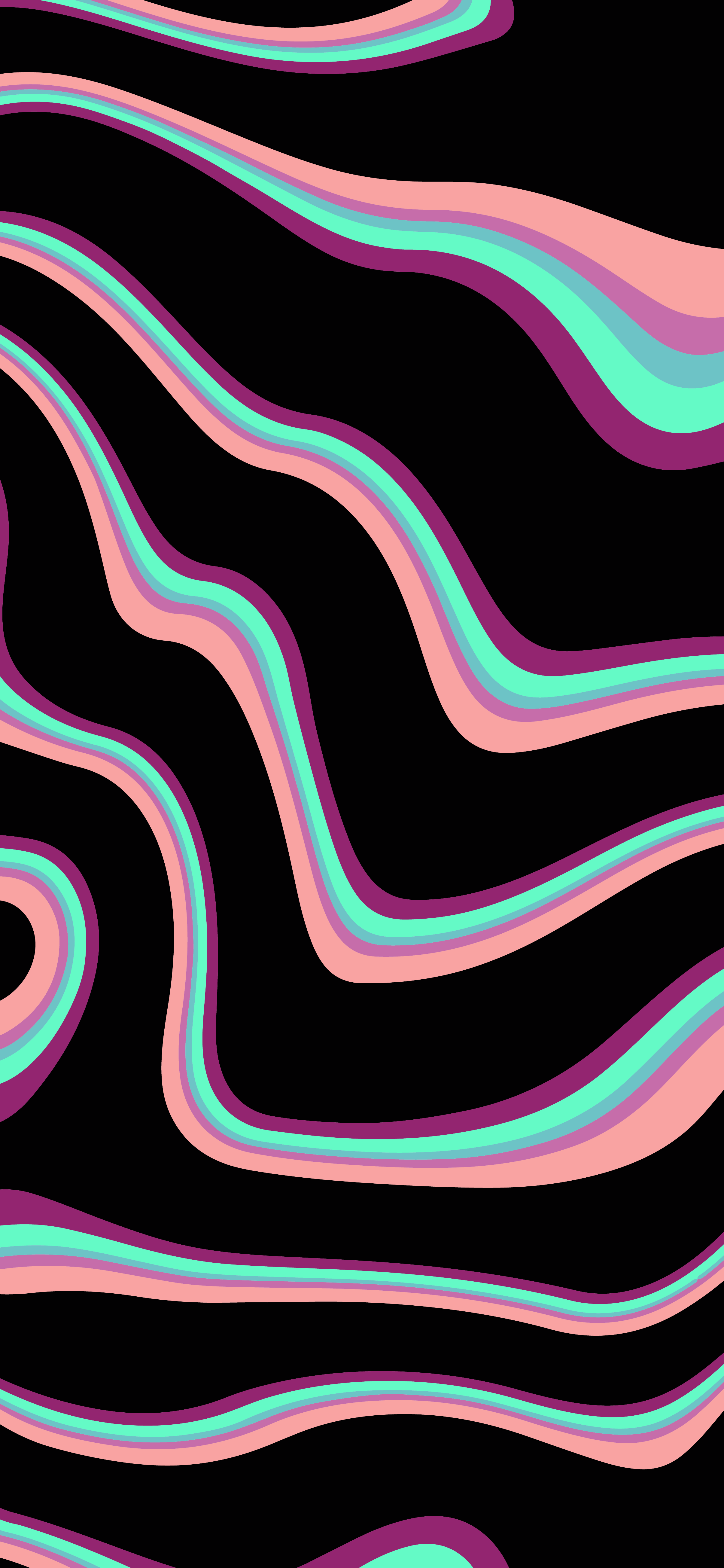 Wallpaper Pattern, Light, Green, Art, Pink, Background Free Image