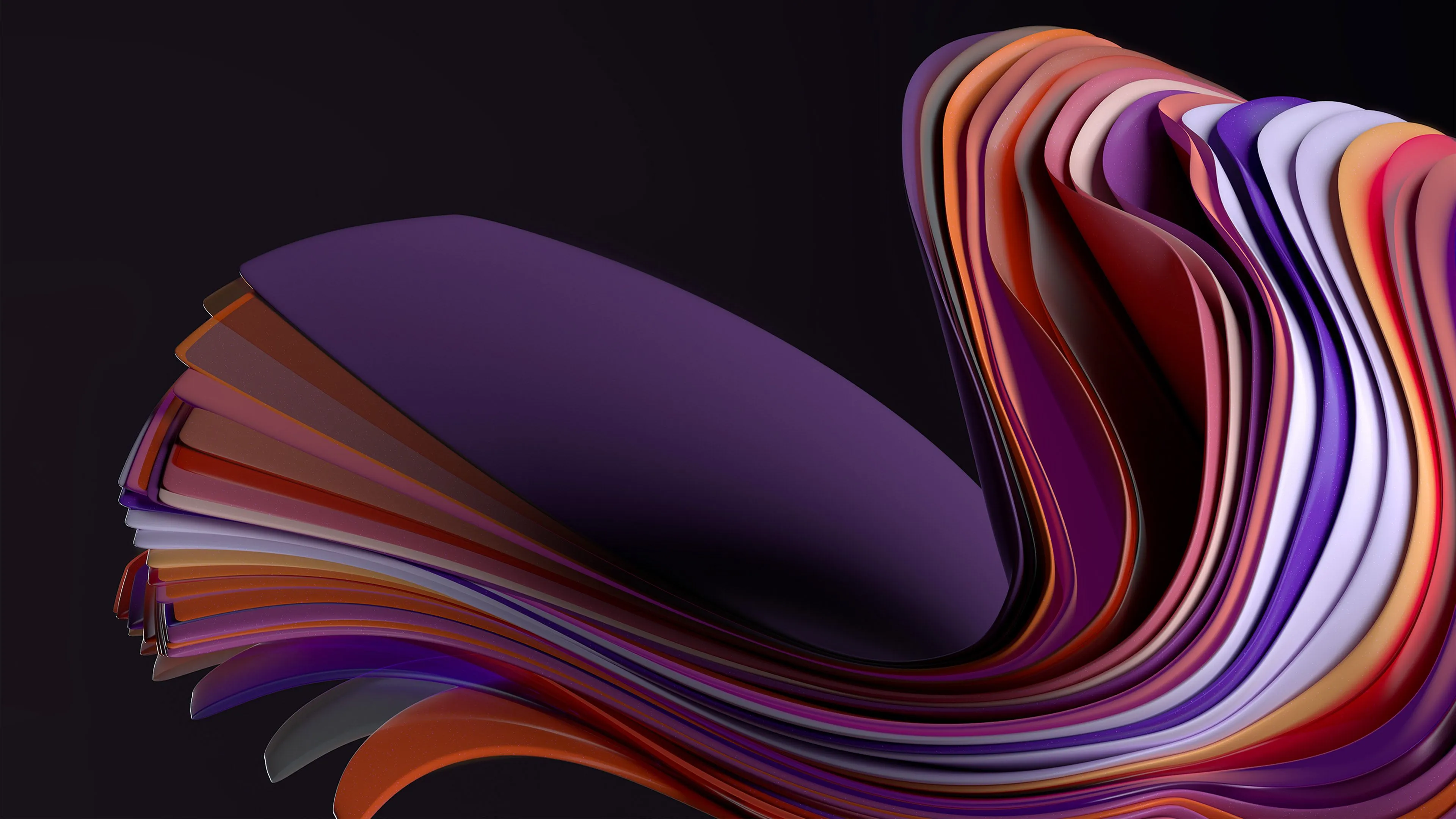 Windows 11 Dark Mode Stock Official Black background 4K HD Windows 11 Wallpaper