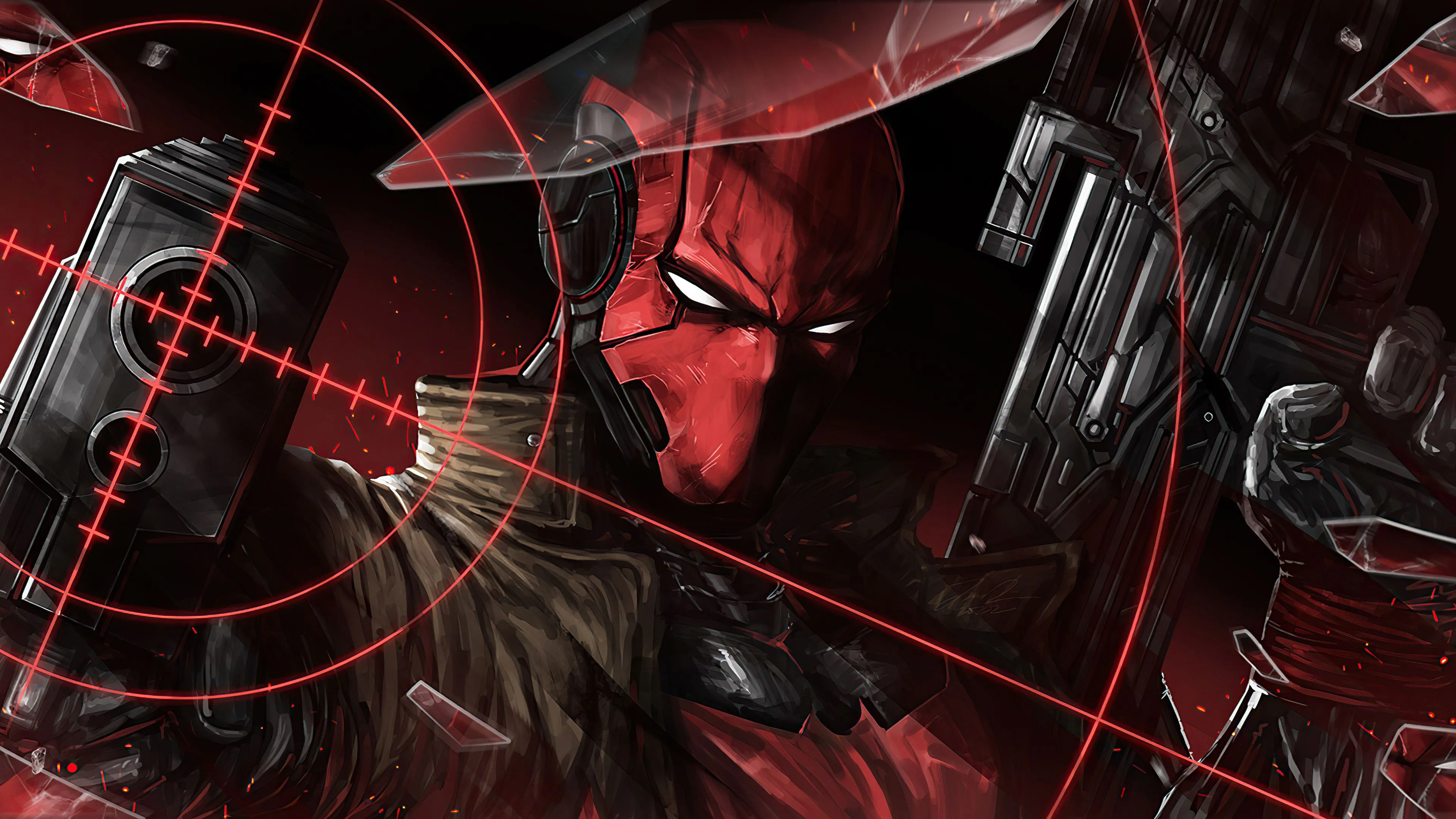 Red Hood 4k Superhero Digital Art Wallpaper, HD Superheroes 4K Wallpaper, Image and Background