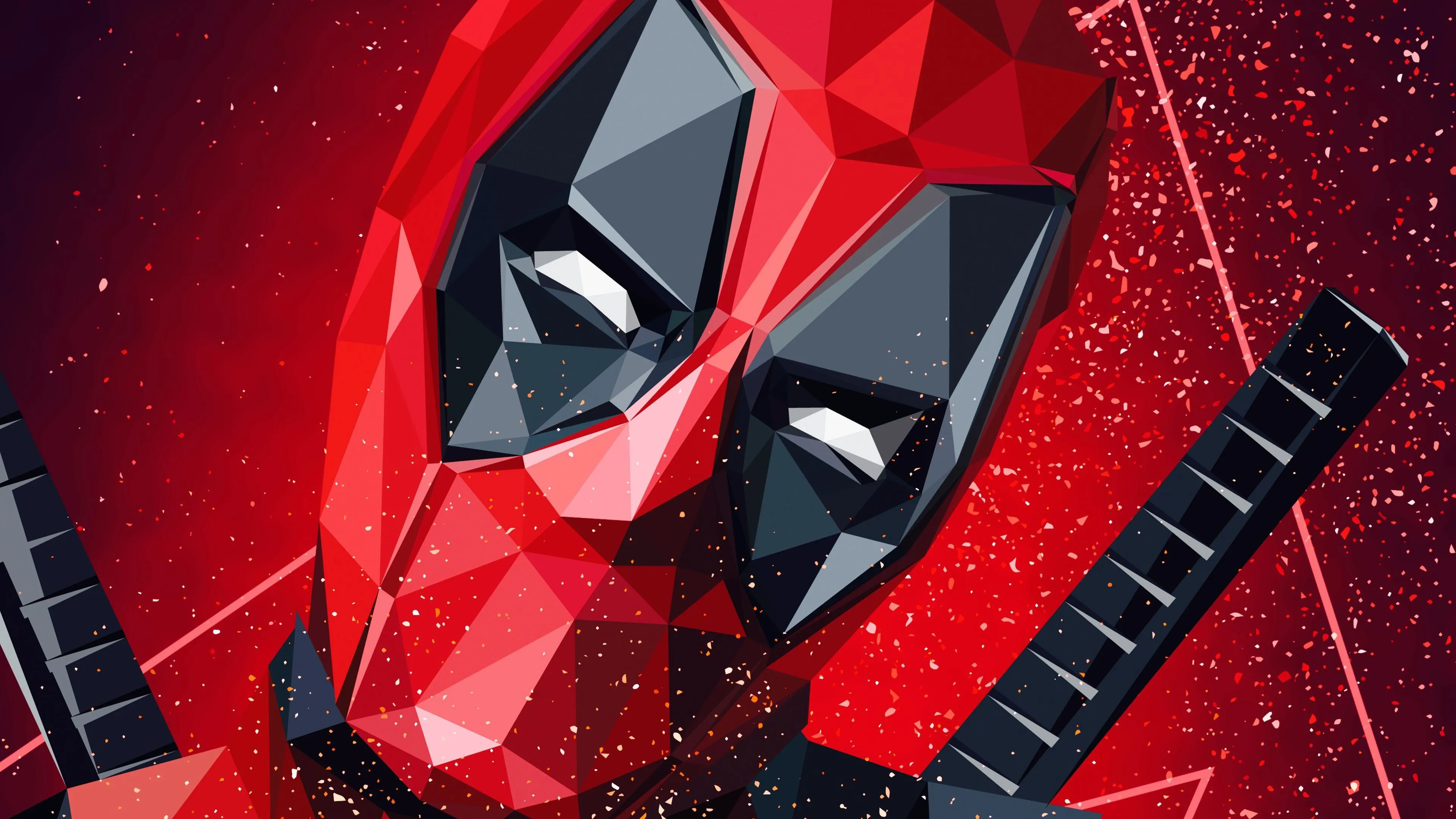 Wallpaper Superheroes, Deadpool, Marvel, artwork for mobile and desktop, section фильмы, resolution 3840x2160