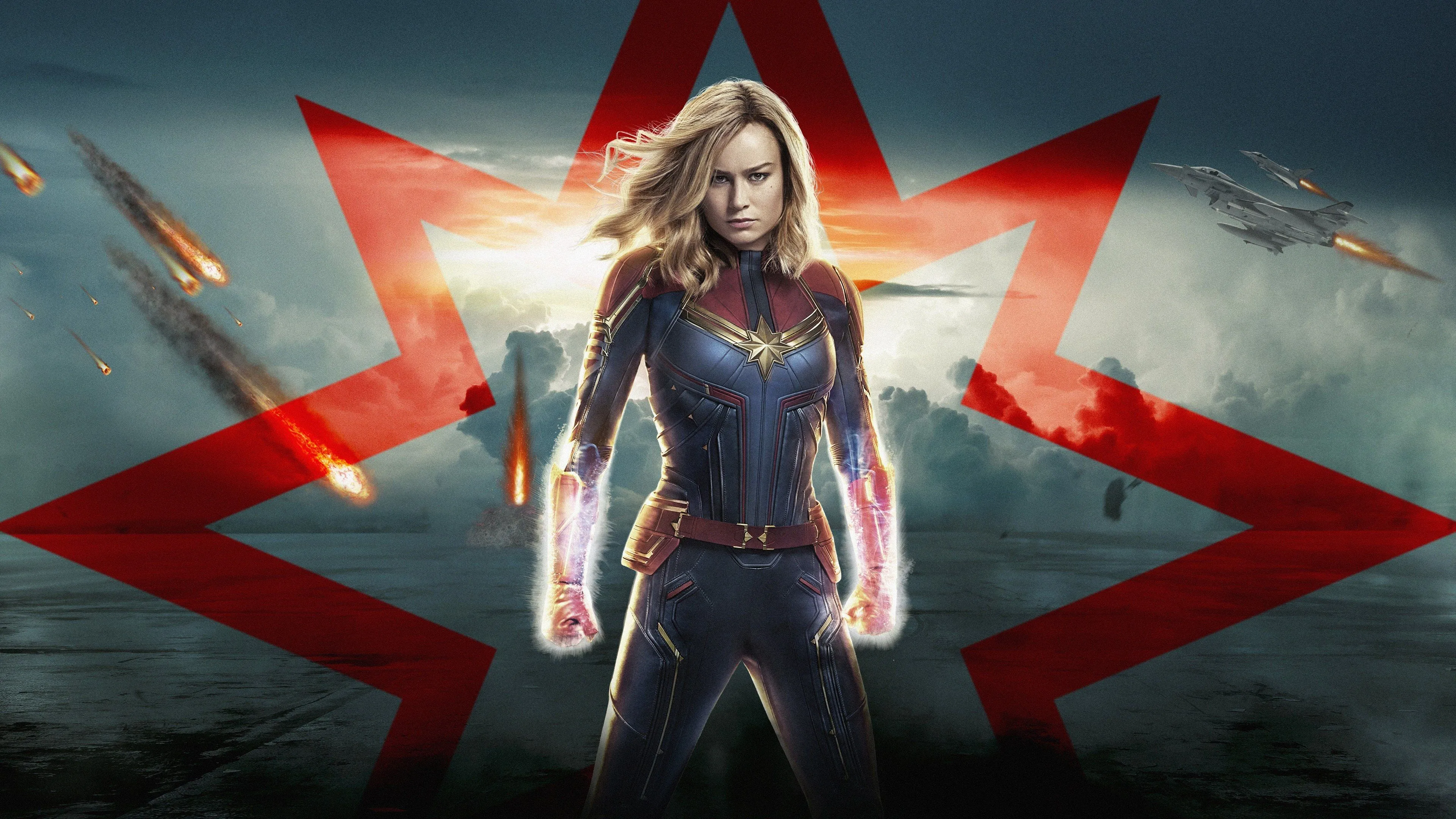 4K Captain Marvel HD Desktop Wallpaper 40002