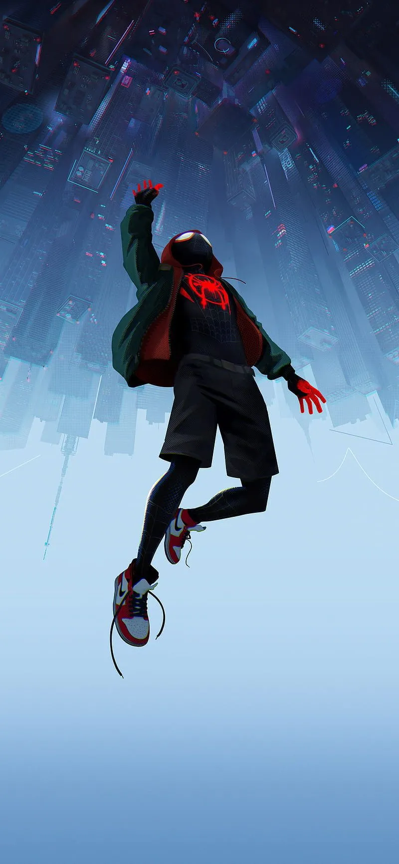 Leap of Faith, marvel, spiderman, miles morales, HD phone wallpaper