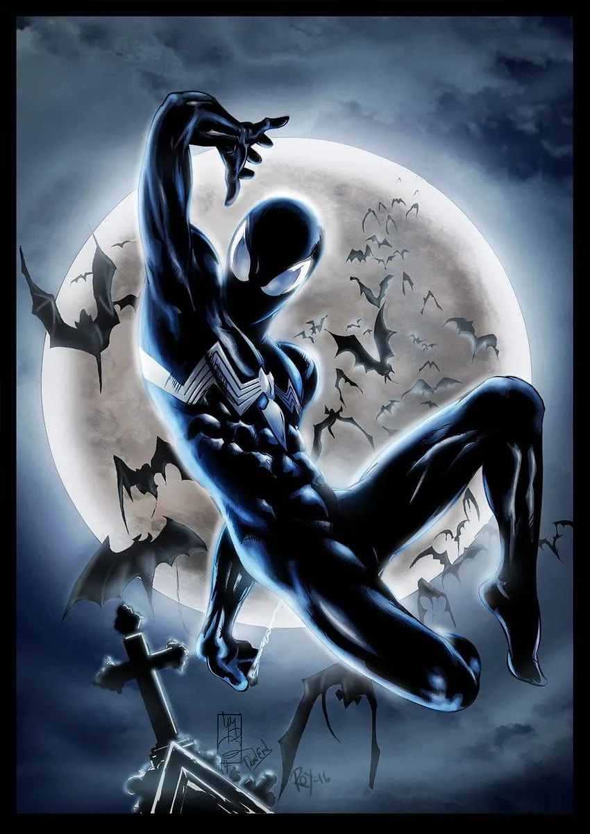 Spider Man Symbiote Art, HD phone wallpaper