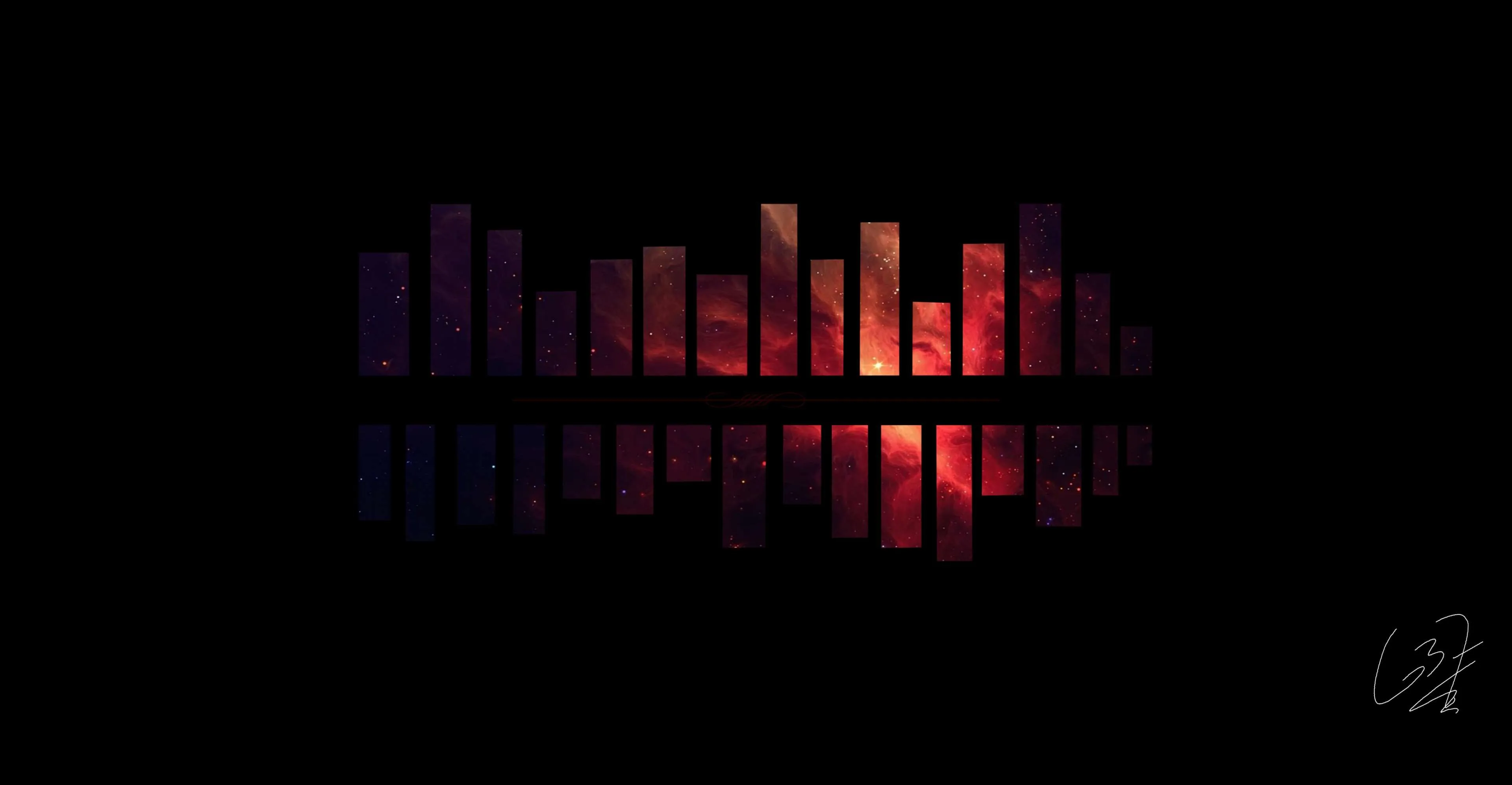 bars, clean, divider, g37, galaxy, great37, slick 4k, HD Wallpaper