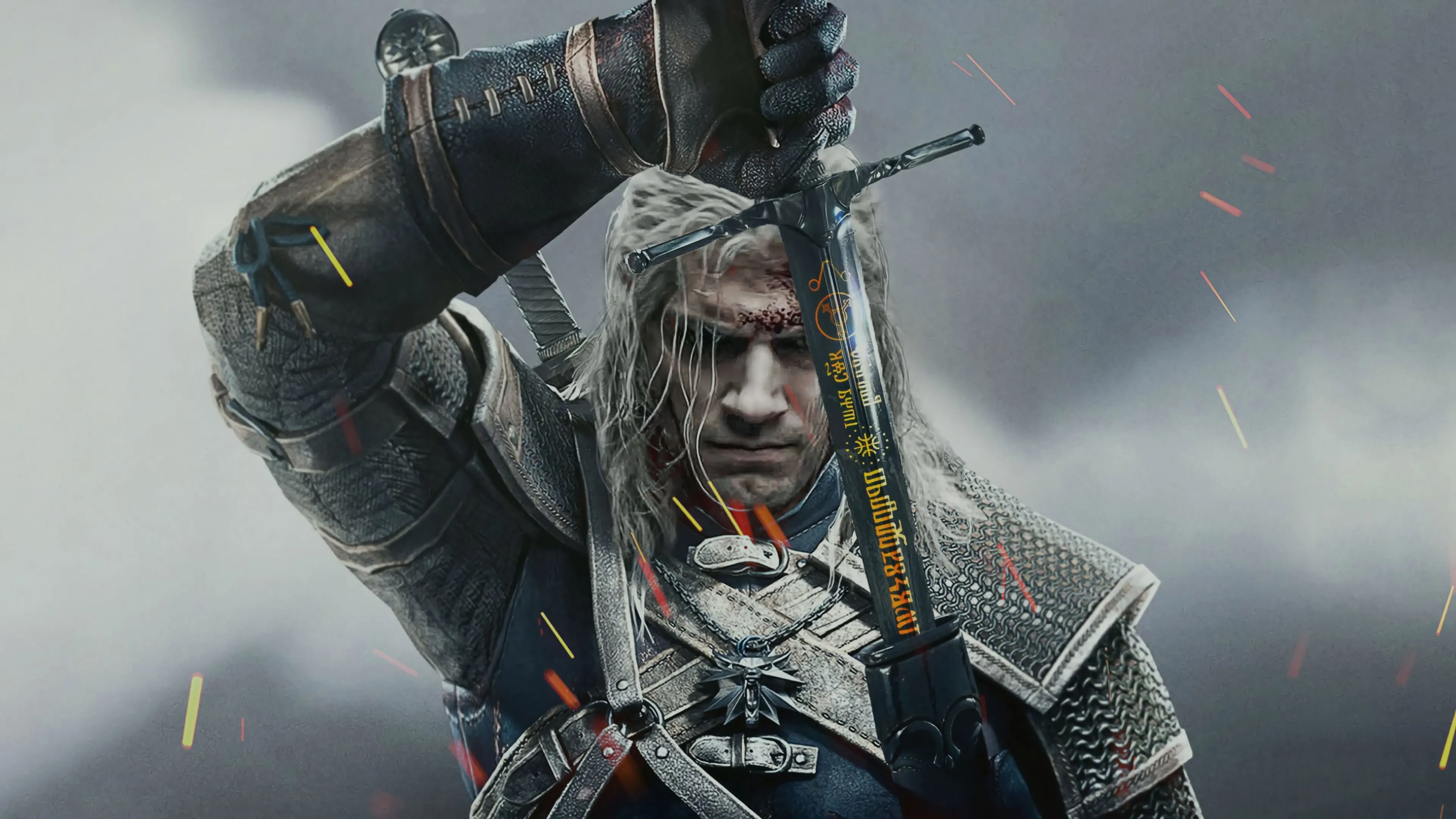 The Witcher, Geralt, Sword, Henry Cavill, Netflix, 4K, HD Wallpaper