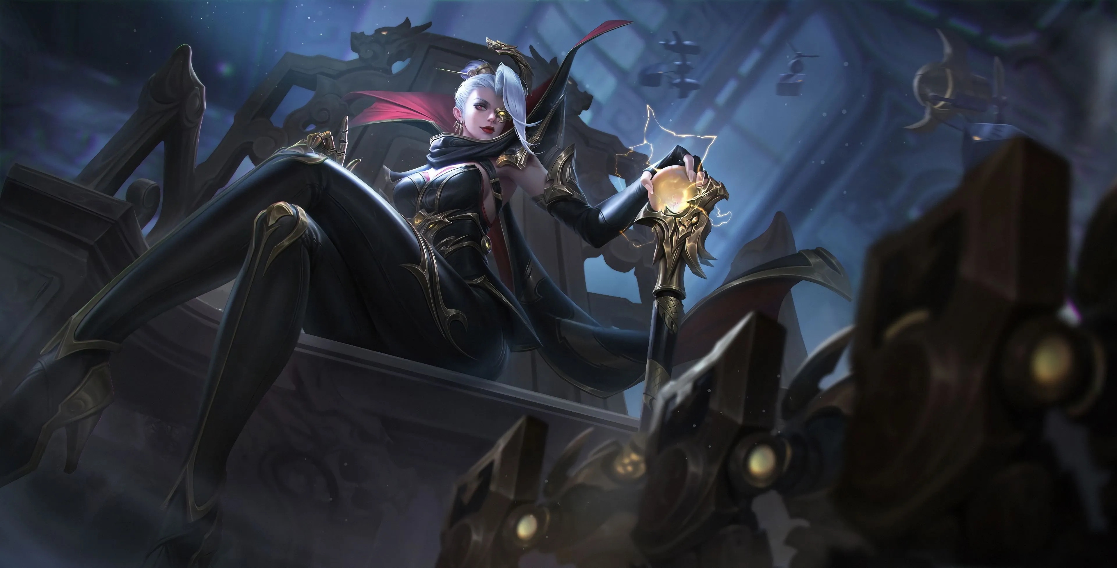 Arena Of Valor HD: White Haired Warrior In Dark Arena