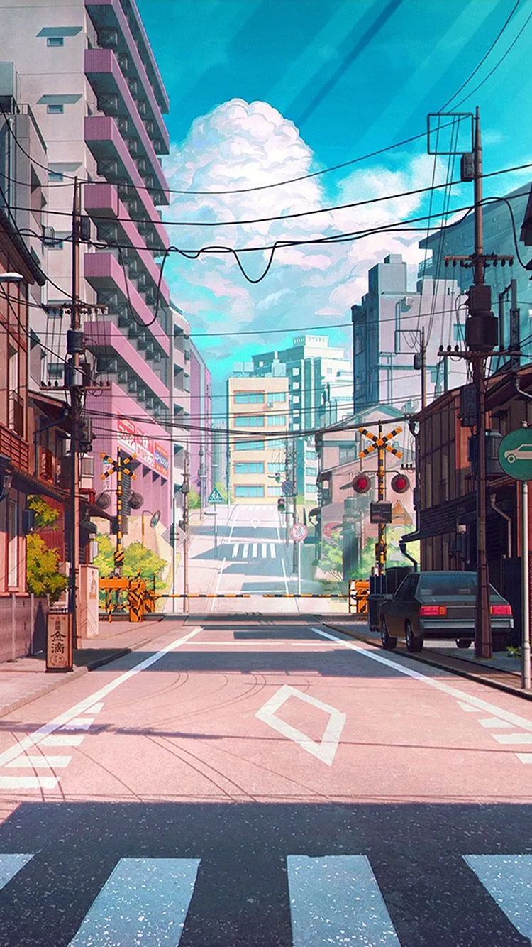iPhone 6 wallpaper. art anime japan street cute