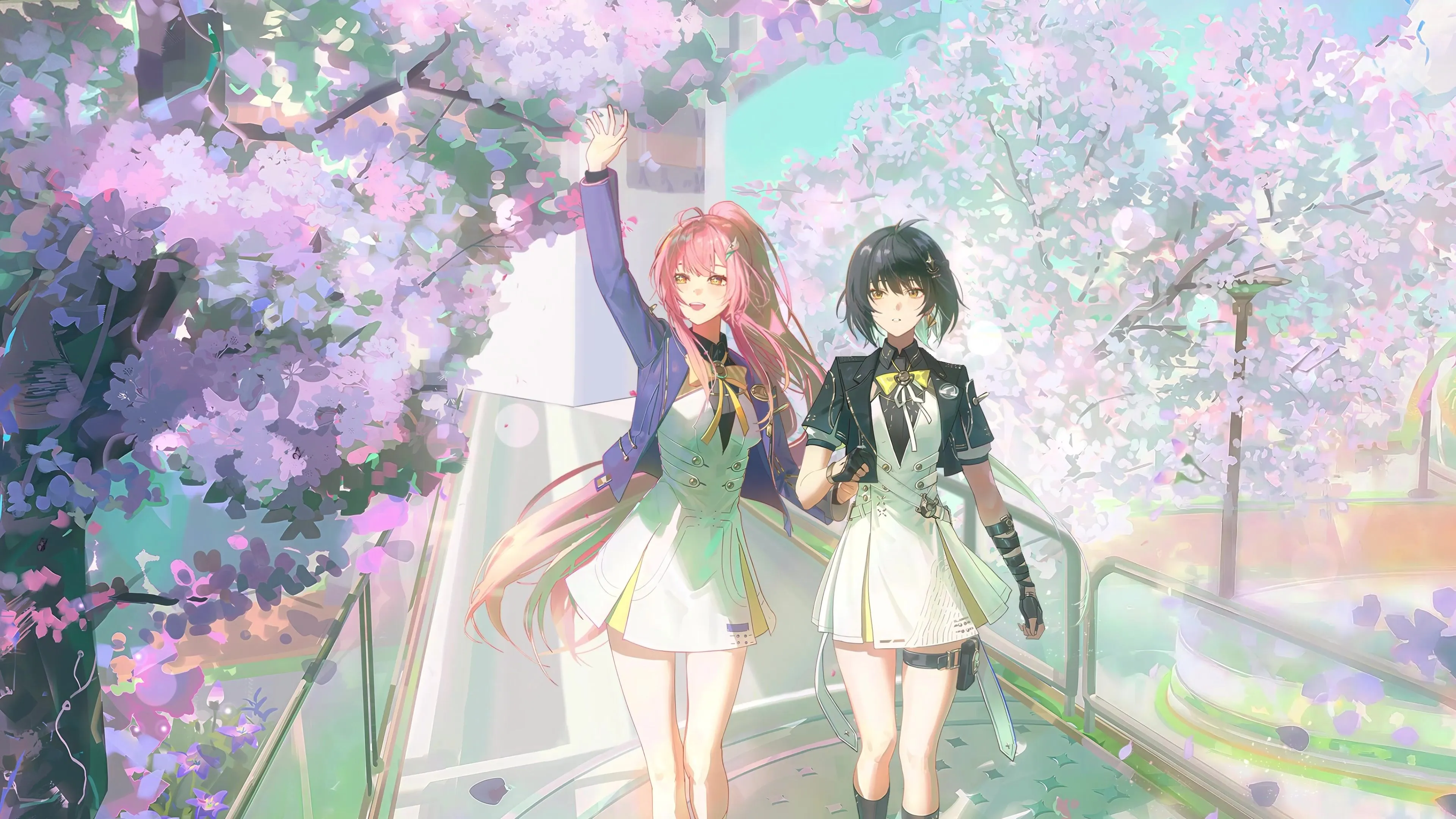 Aemeath & Rover Waves Live Wallpaper