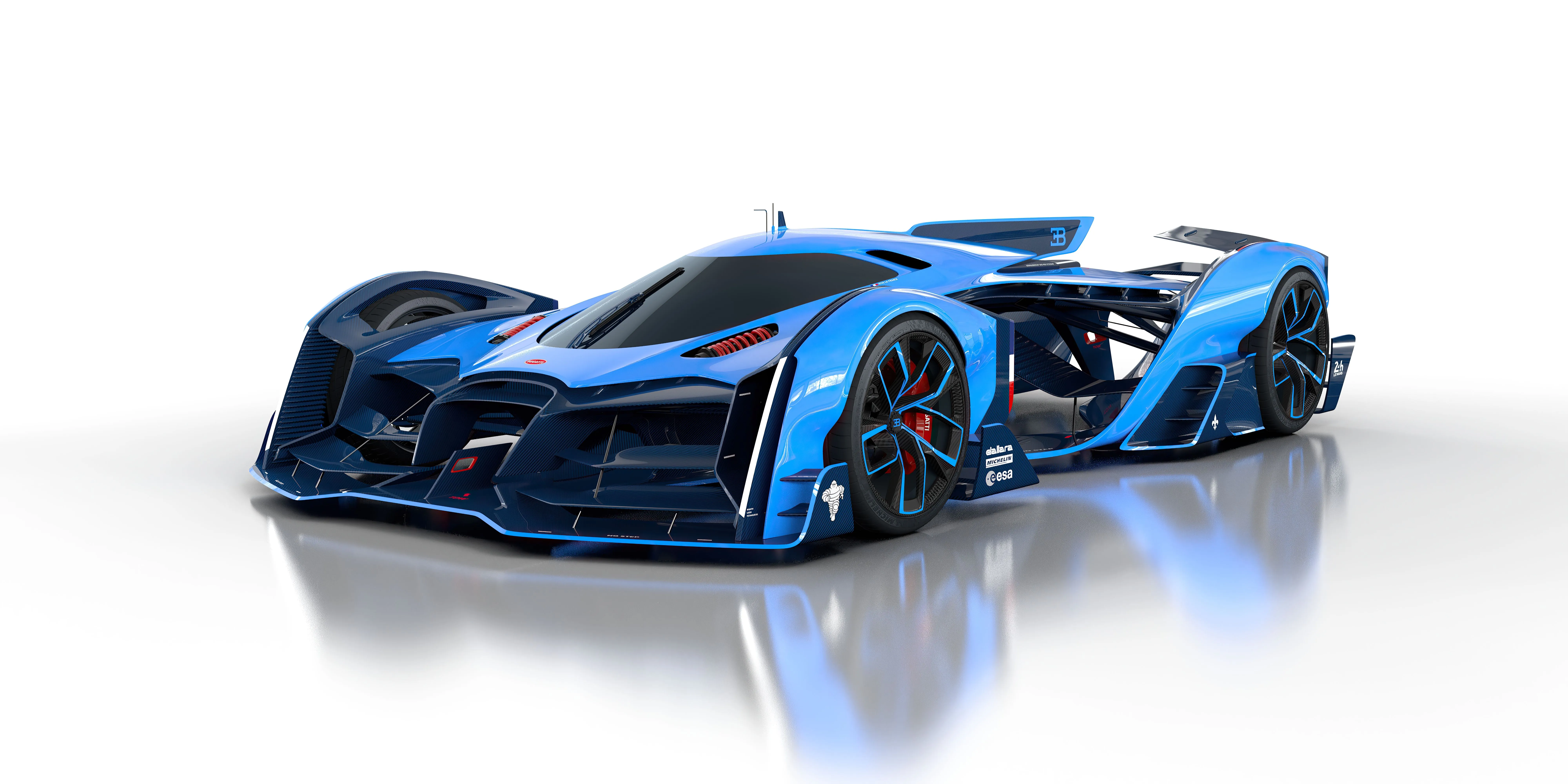 Bugatti Vision Le Mans Wallpaper 4K, Hypercars, Concept cars