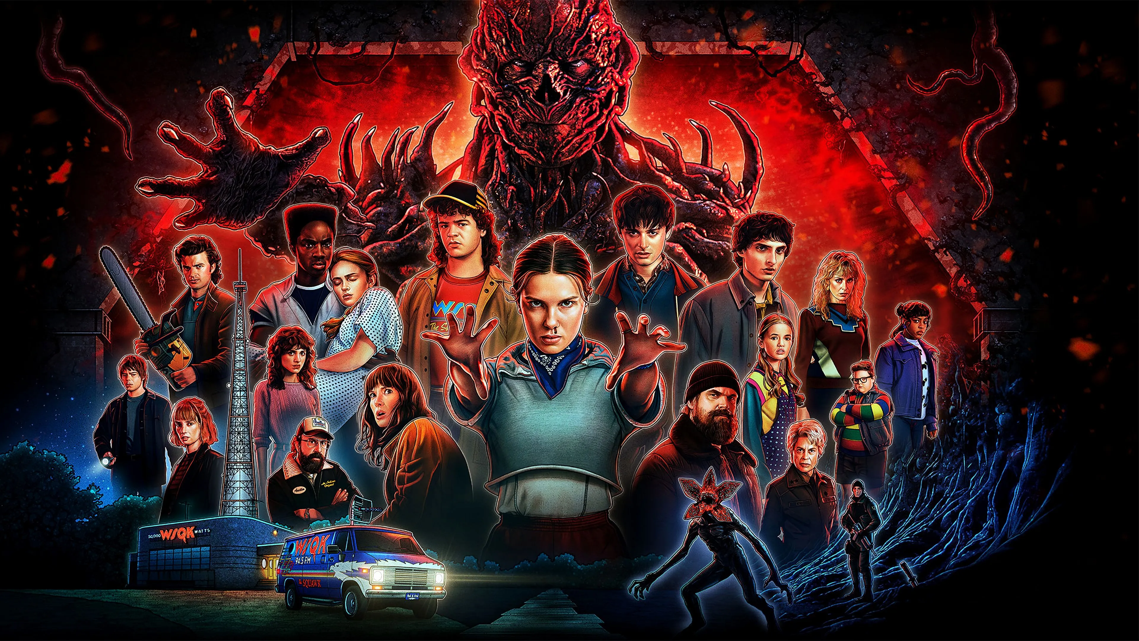 Stranger Things Season 5 Wallpaper 4K, Poster, 2025 series