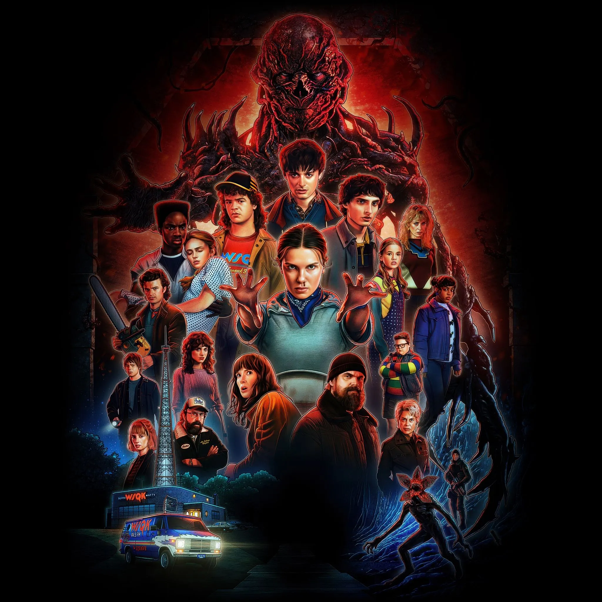 Stranger Things 5 Wallpaper 4K, 8K, Netflix series