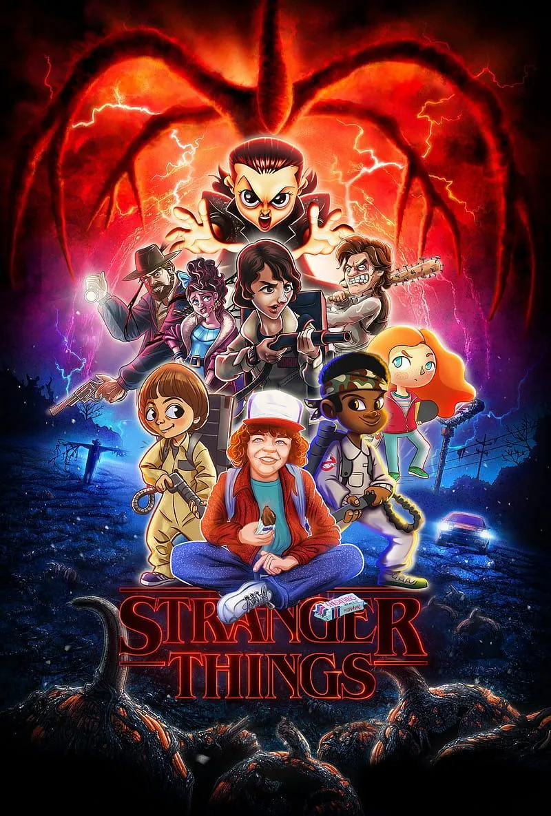 Stranger Things Art, HD phone wallpaper
