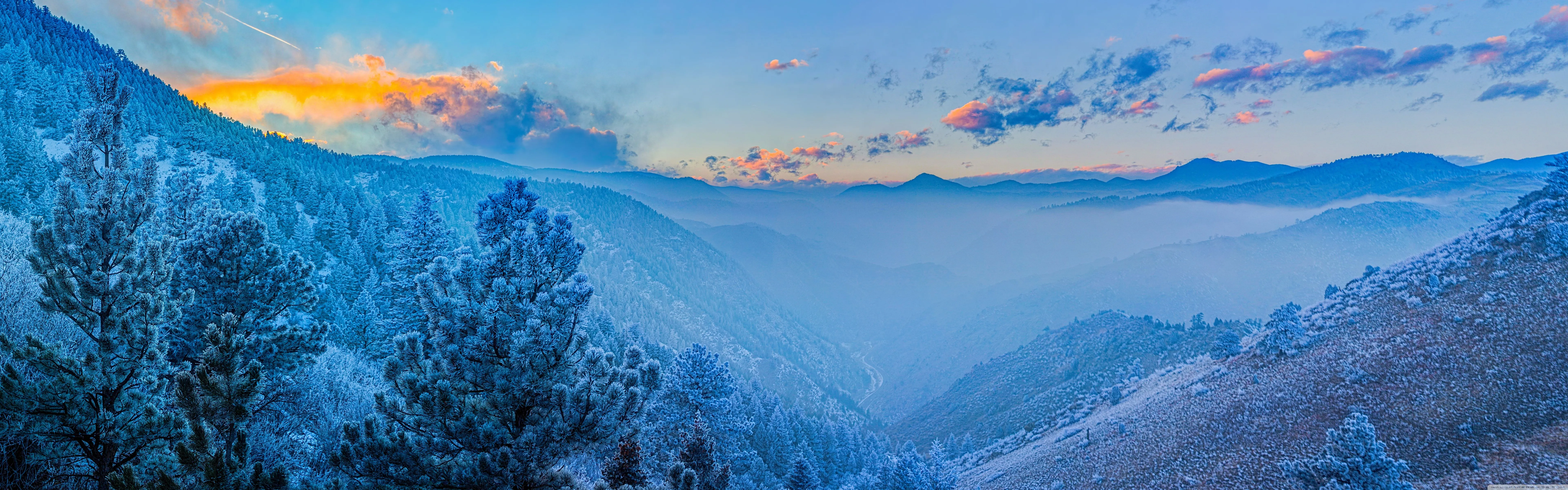 Colorado Mountains HDR 4K UHD Wallpaper for UltraHD Desktop and TV, Widescreen and UltraWide Display, Dual Monitor, Smartphone and Tablet Devices