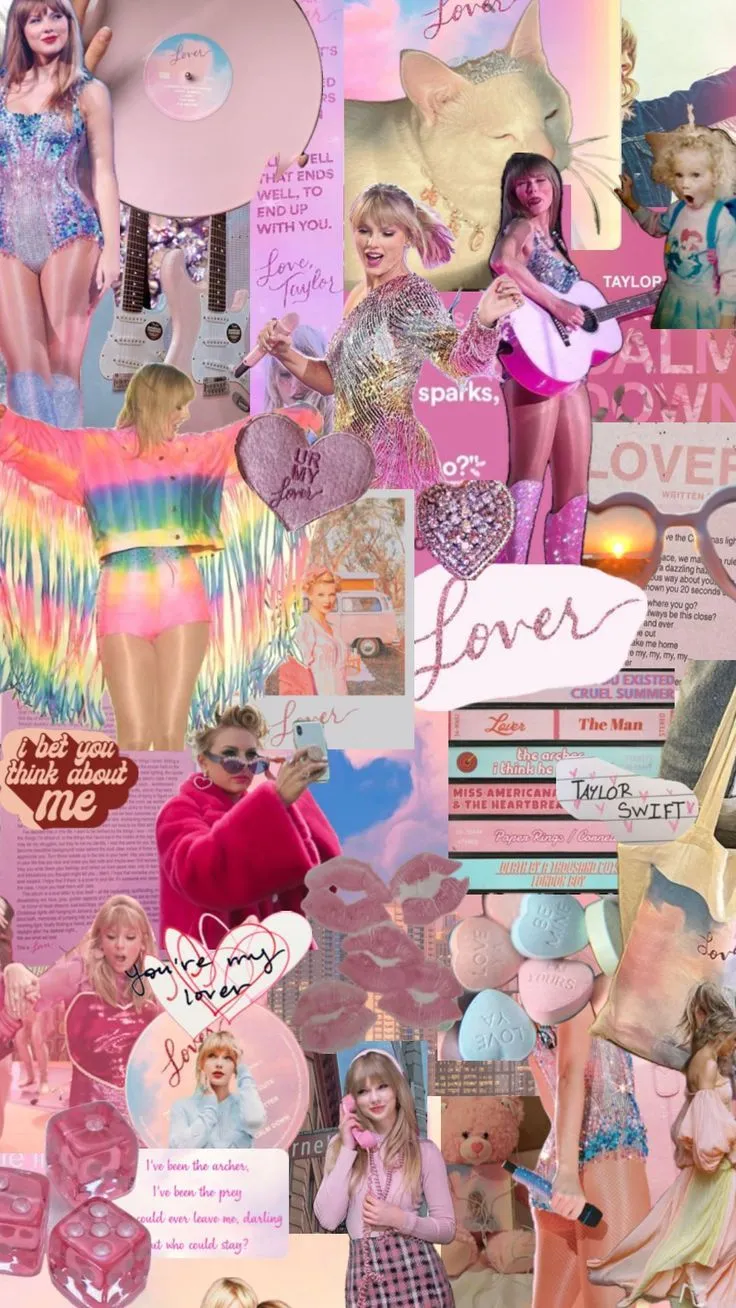 lover #taylorswift #aesthetic #collage #reputation #wallpaper #iphone