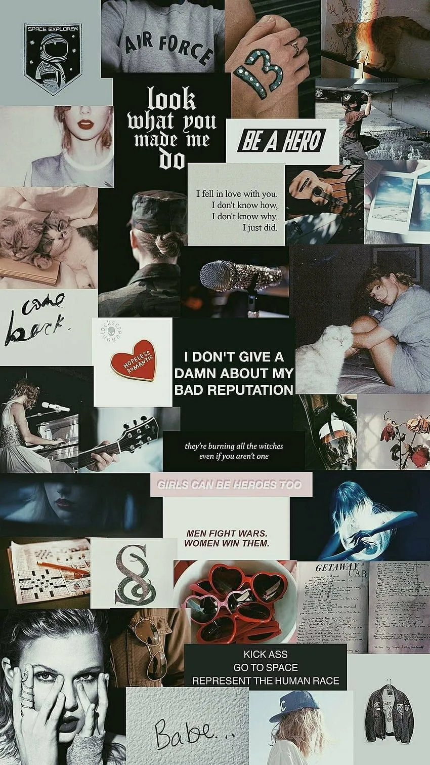 Taylor Swift Aesthetic, Taylor Swift Collage HD phone wallpaper