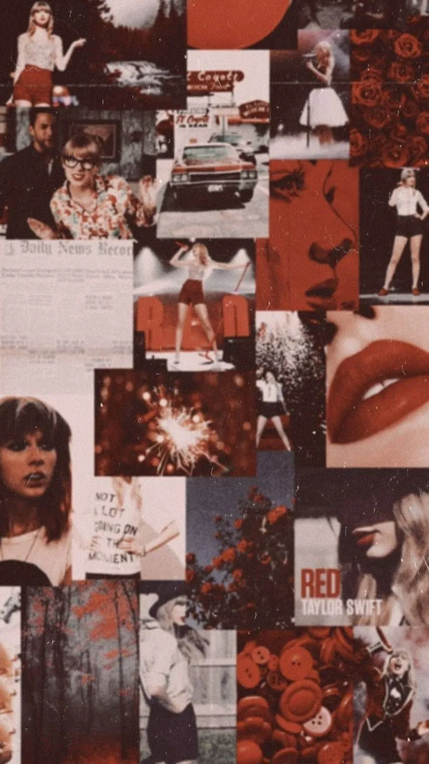 Taylor swift red aesthetic. Taylor swift discography, Taylor swift, Taylor swift album, Taylor Swift Collage HD phone wallpaper