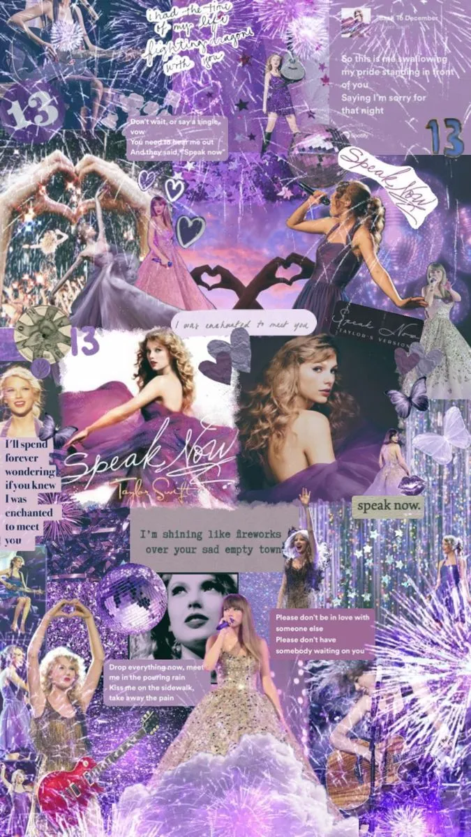 speak now wallpaper collage