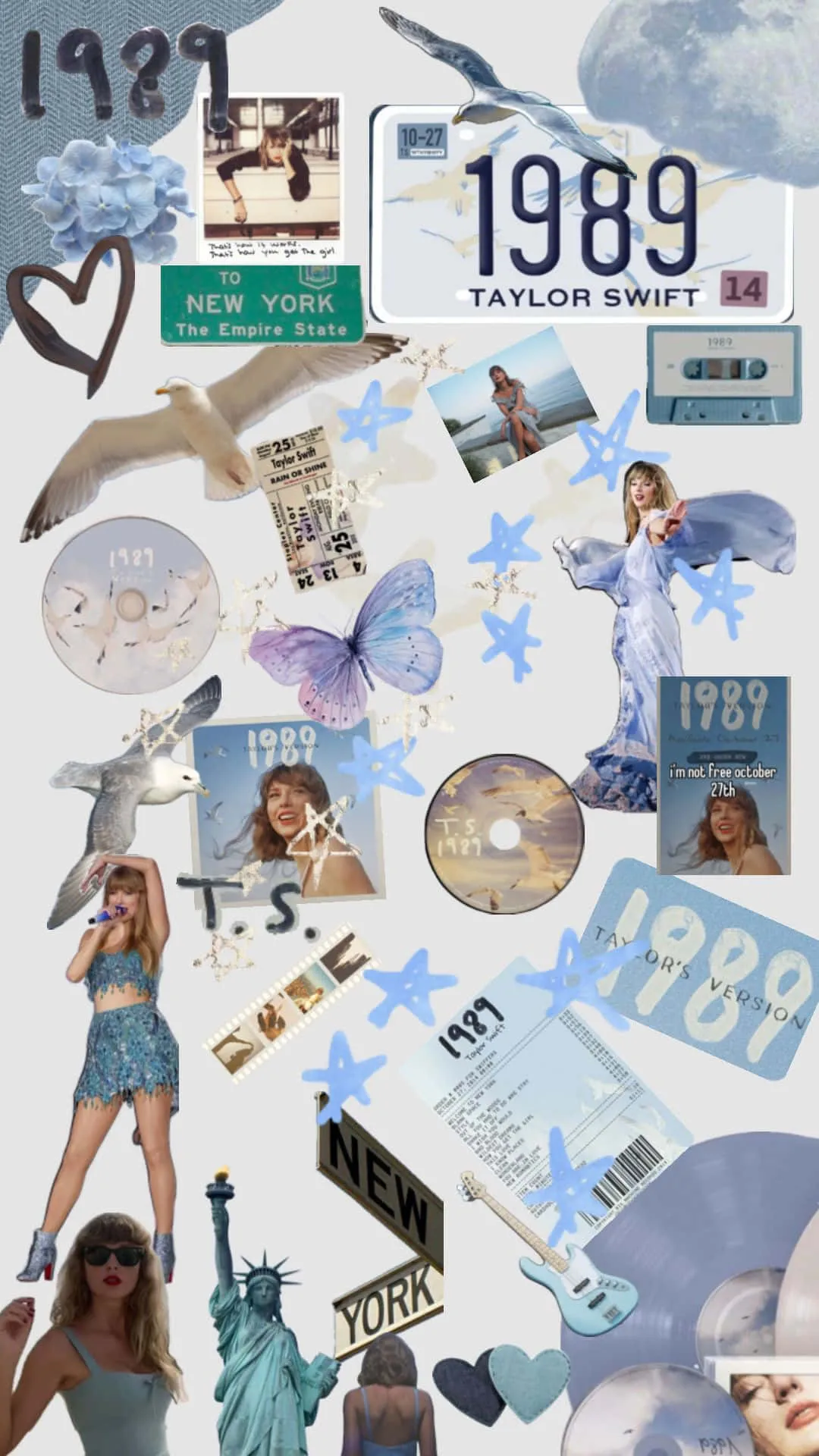 Collage Taylor Swift Inspired Wallpaper