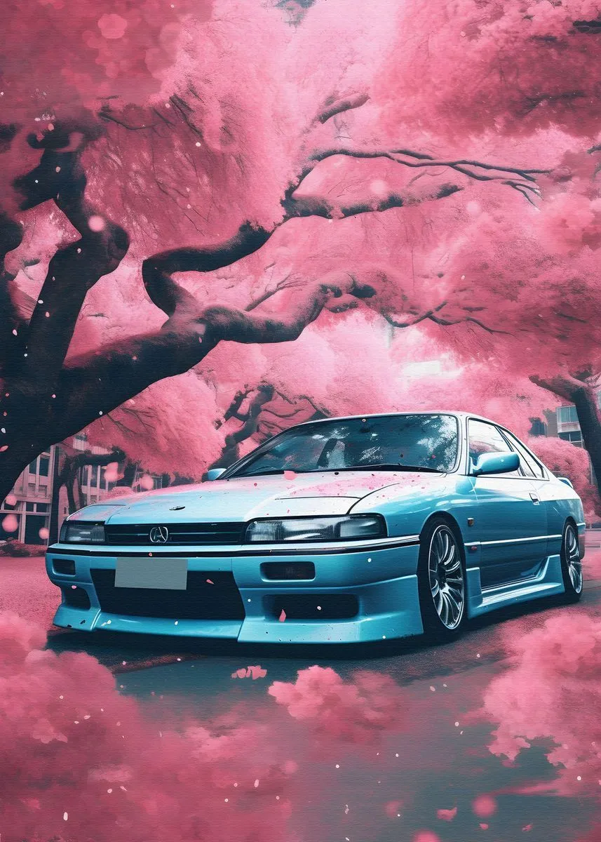 Cherry Blossom JDM Wallpaper, HD Background on WallpaperBat