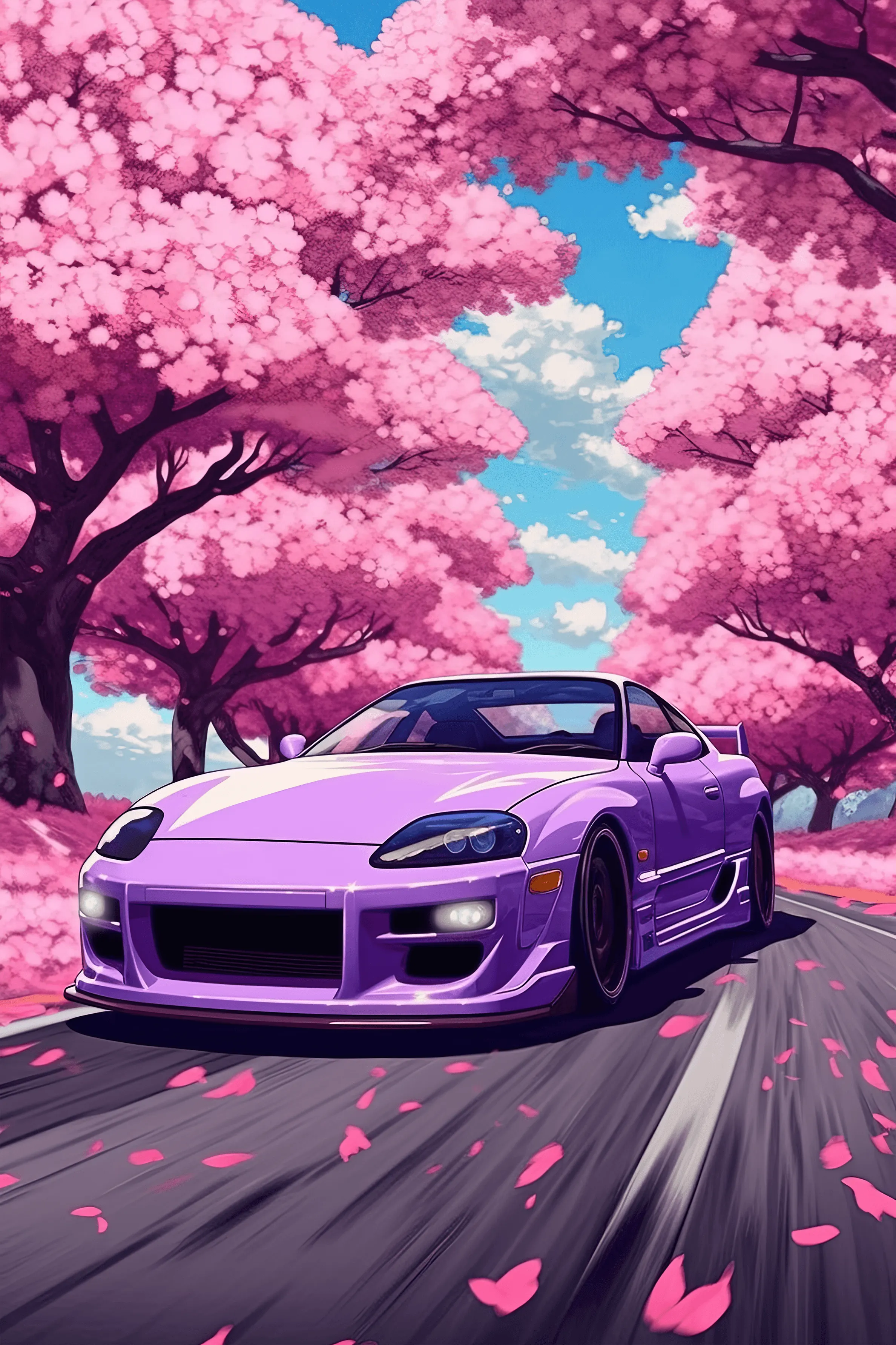 Cherry Blossom JDM Wallpaper, HD Background on WallpaperBat