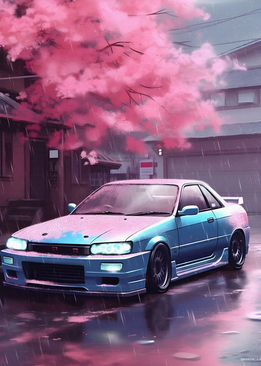 Cherry Blossom JDM Wallpaper, HD Background on WallpaperBat