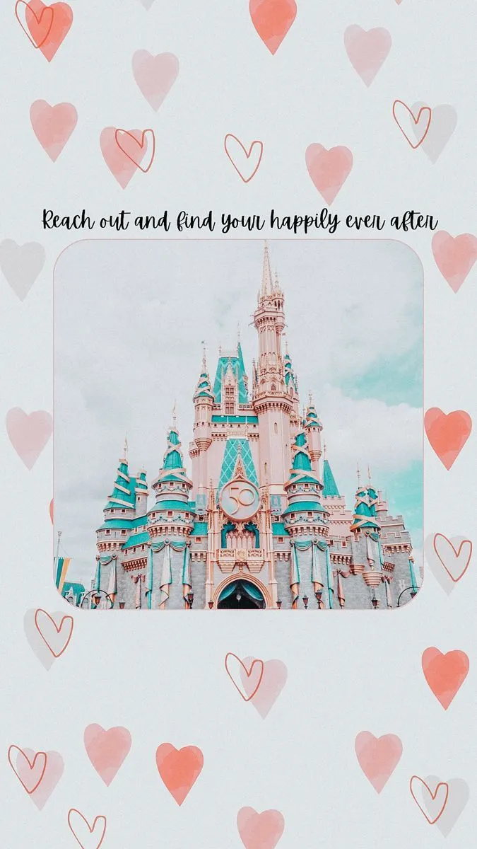 Valentines Disney Castle Happily Ever After Phonewallpaper