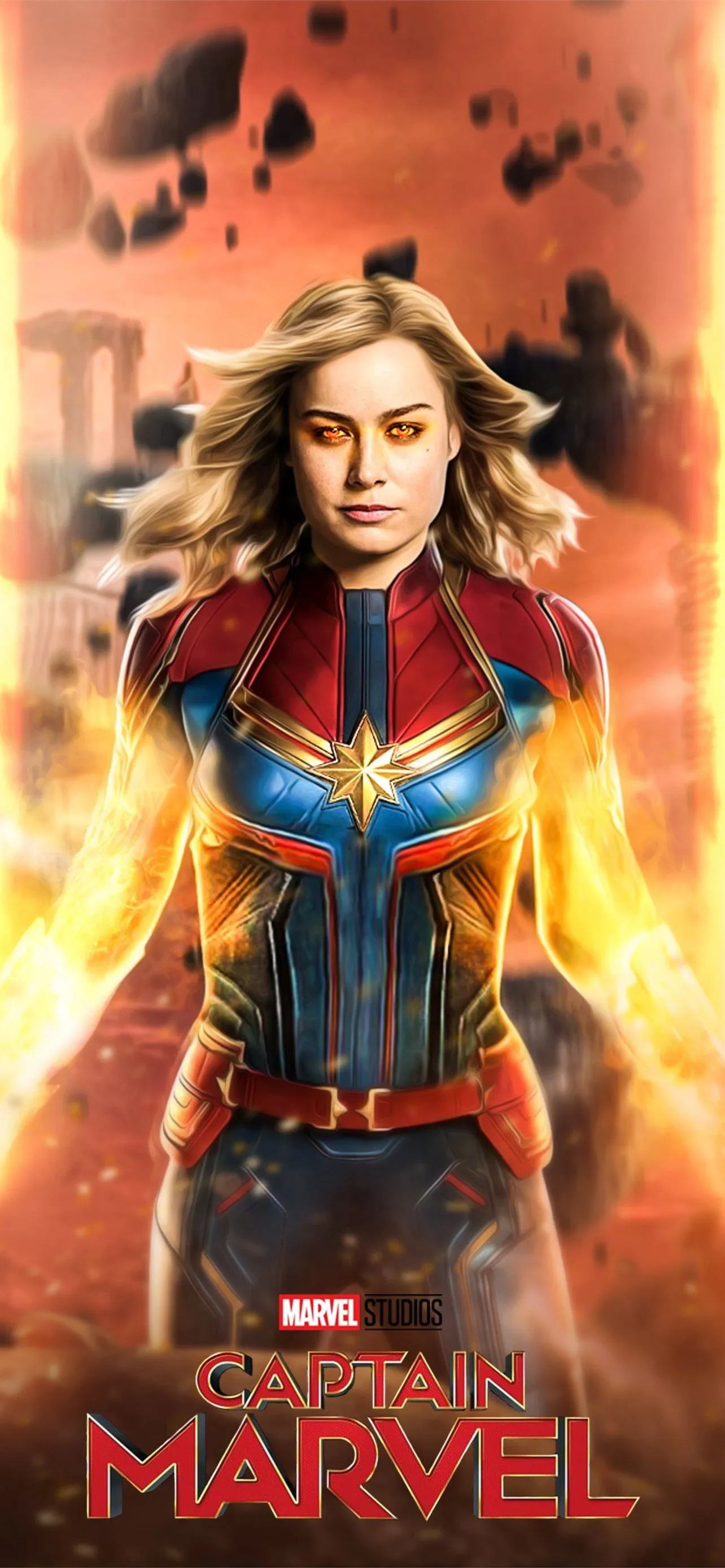 captain marvel 2019 movie iPhone Wallpaper Free Download