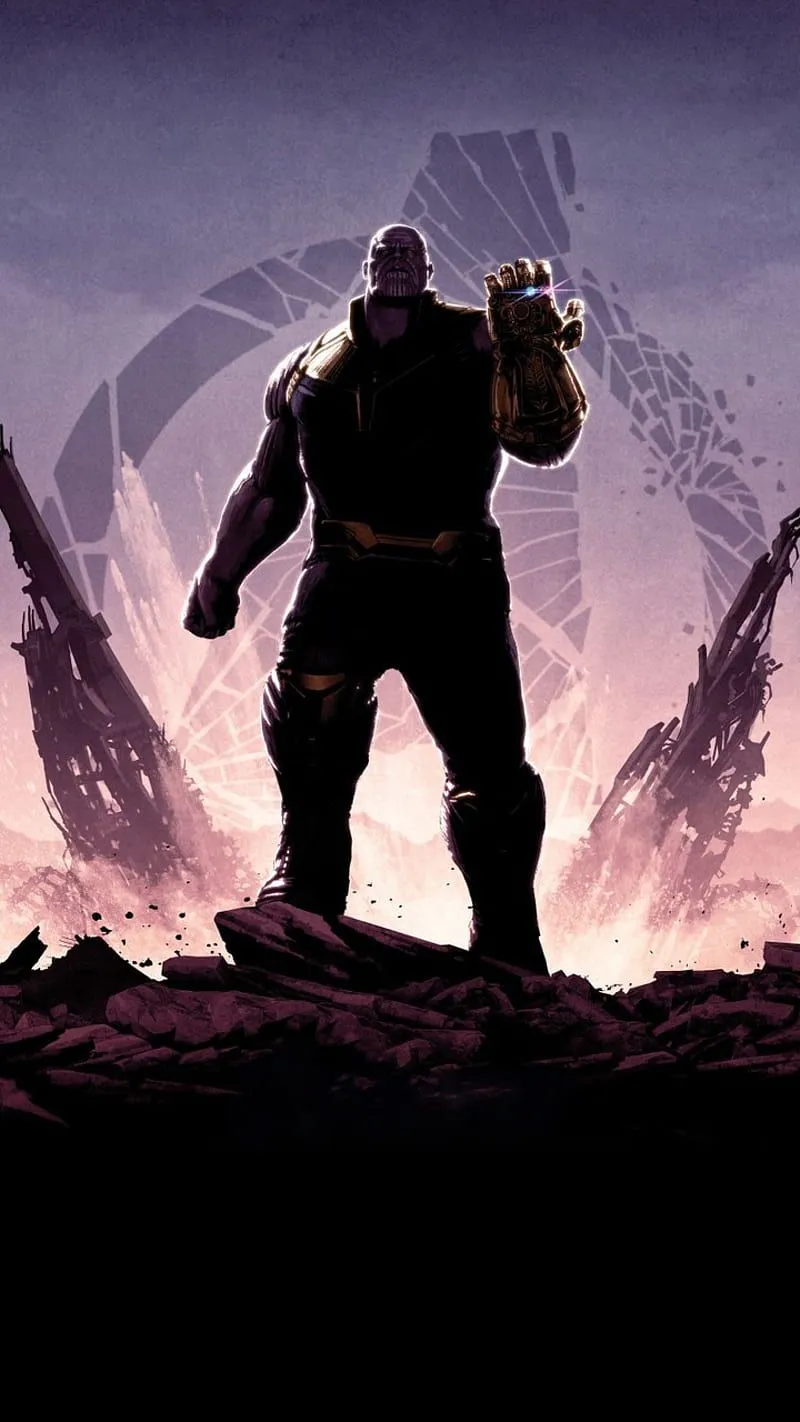 Thanos, avenger endgame, marvel, marvel studio, HD phone wallpaper