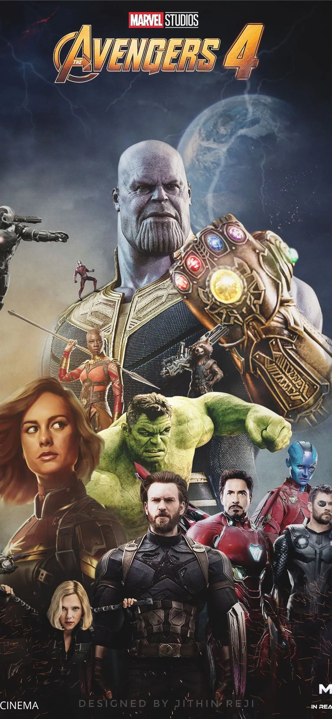 Avengers 4 poster iPhone X Wallpaper Free Download