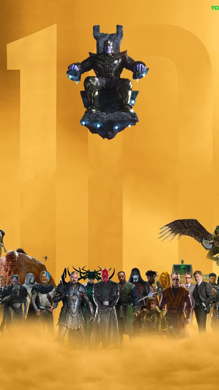 Marvel Studios Villains 10 Years Anniversary iPhone 6, iPhone 6S, iPhone 7 , HD 4k Wallpaper, Image, Background, Photos and Picture