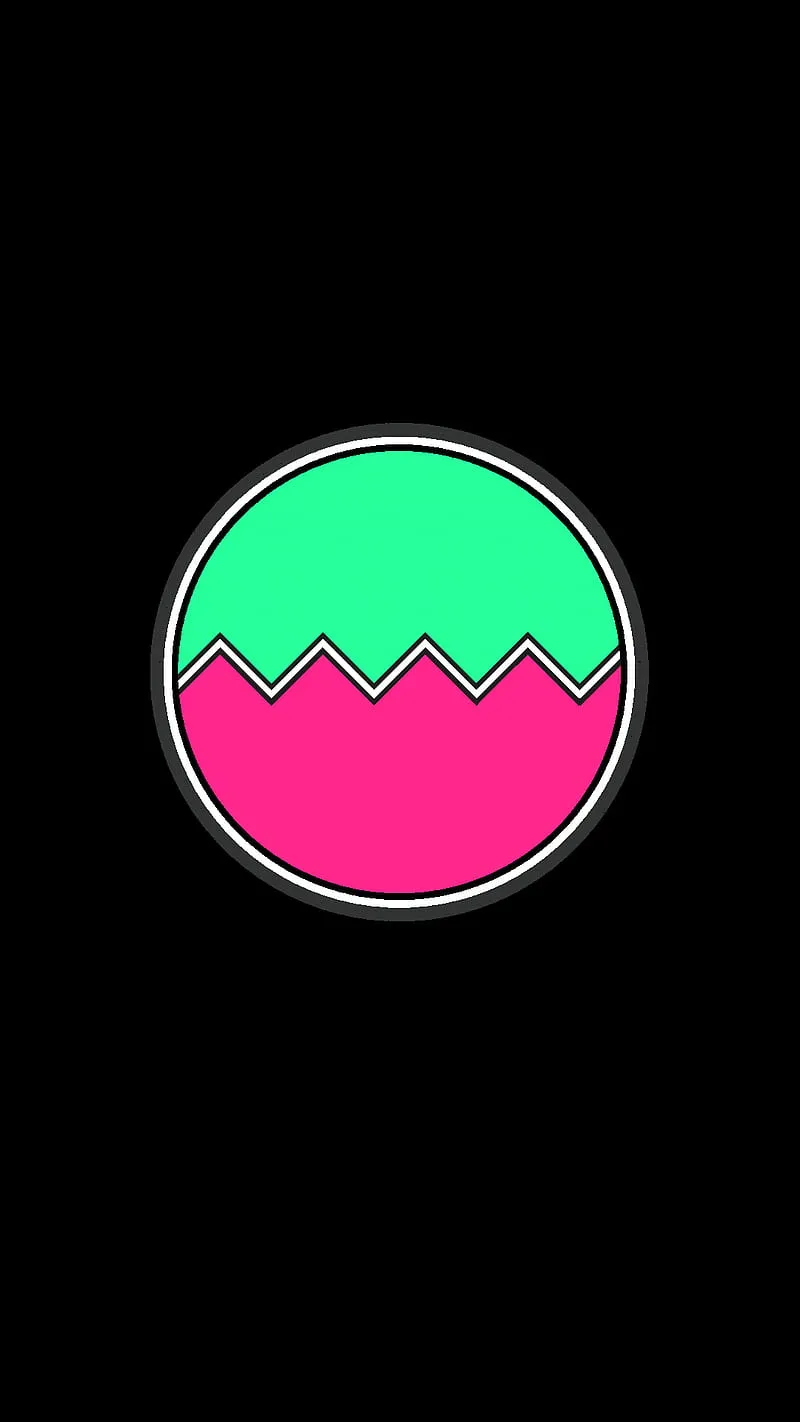 Simplism, geometry dash, negative, HD phone wallpaper