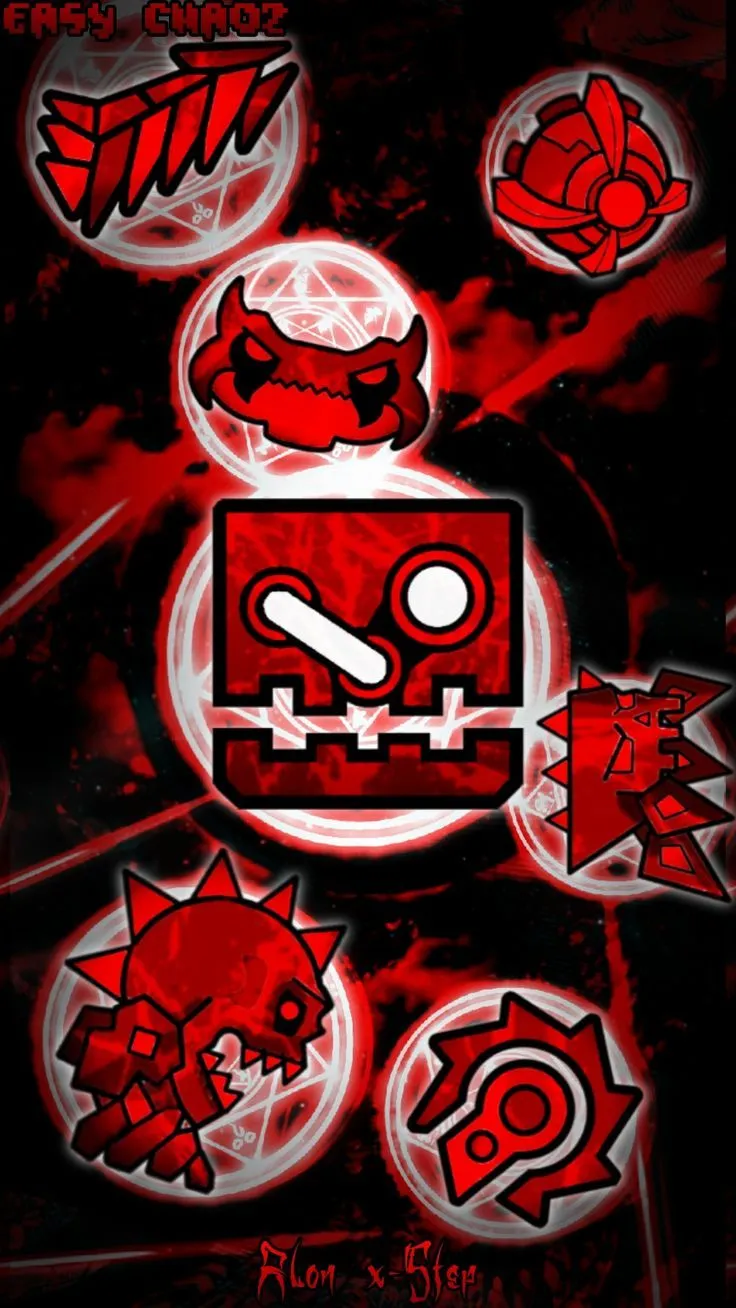 Geometry Dash. Easy Chaoz Icon
