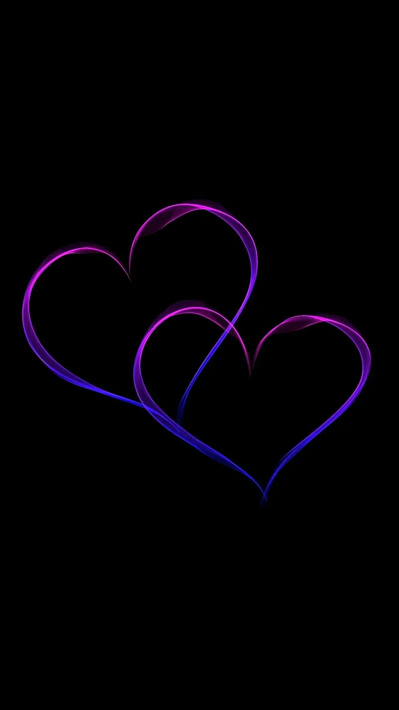 Beautiful hearts, bonito, corazones, love, loveurhunny, neon, pink, purple, HD phone wallpaper
