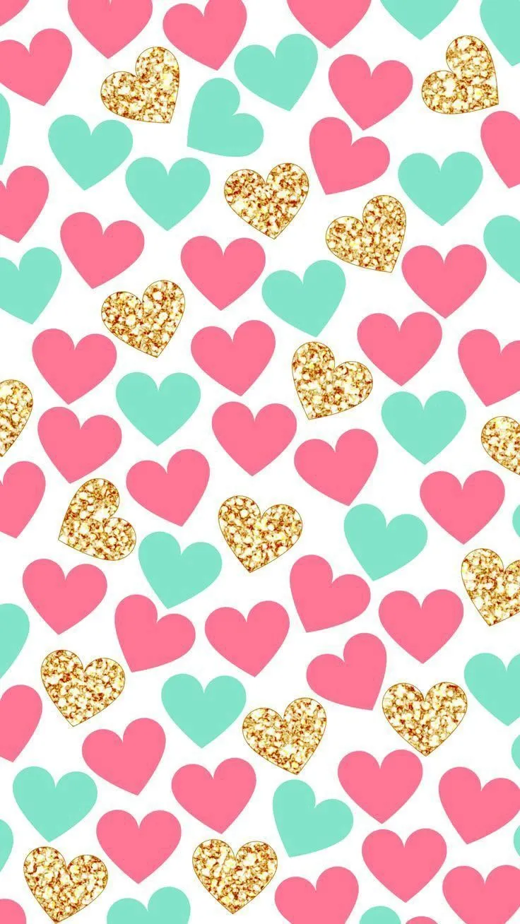 Hearts Phone Wallpaper, HD Background on WallpaperBat