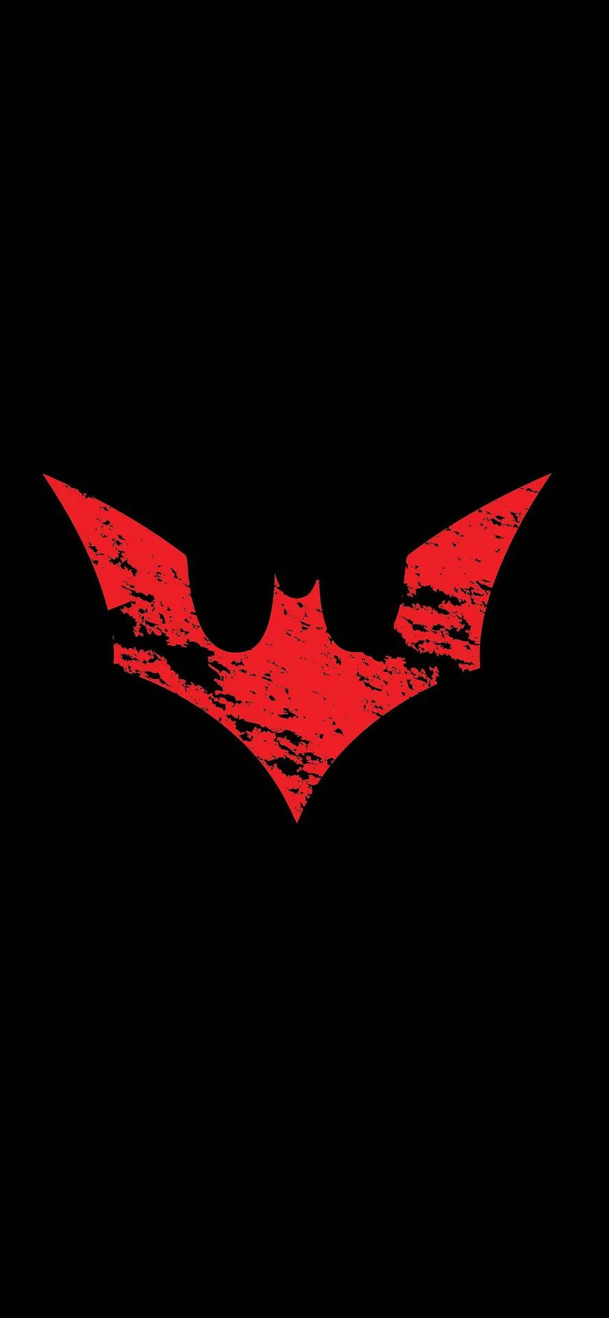 Download Red And Black Bat iPhone Wallpaper