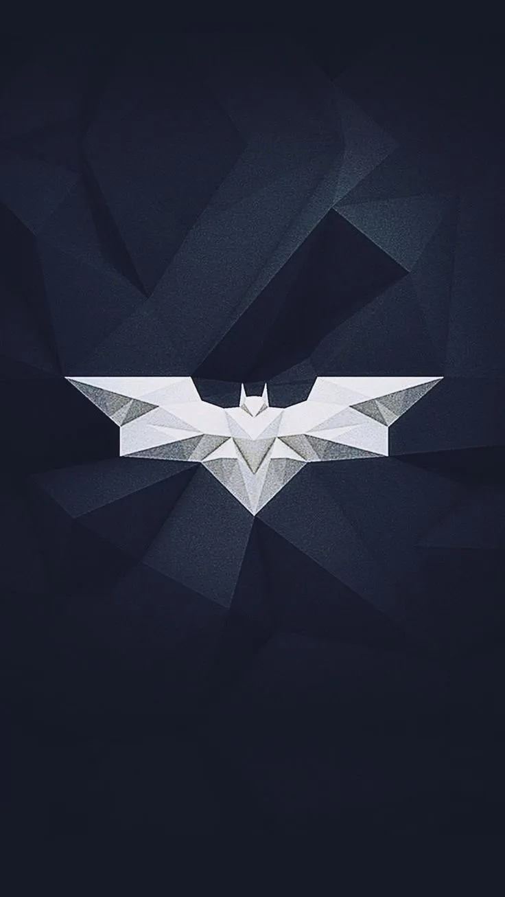 Wallpaper for iPhone 12 Bat logo black