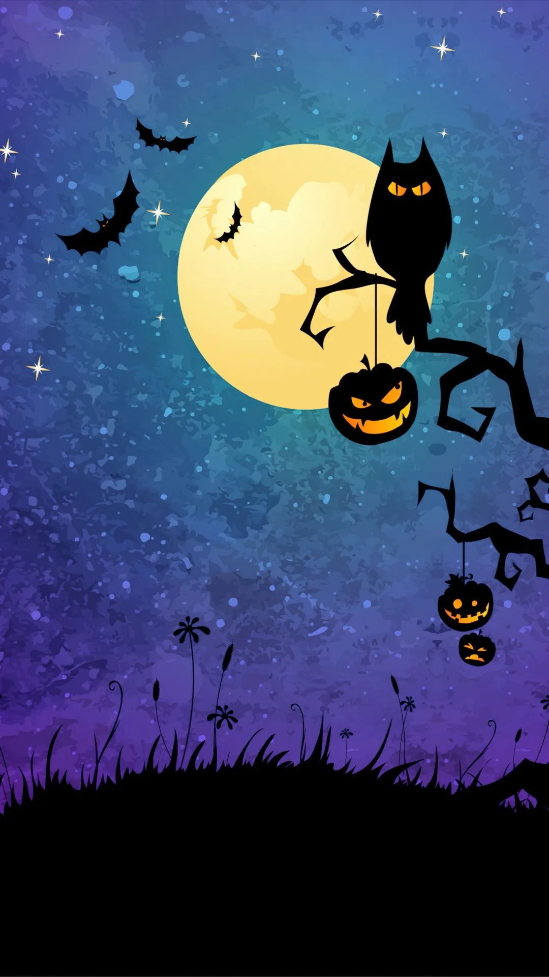 Halloween background Wallpaper 4K, Halloween night, Halloween Bats