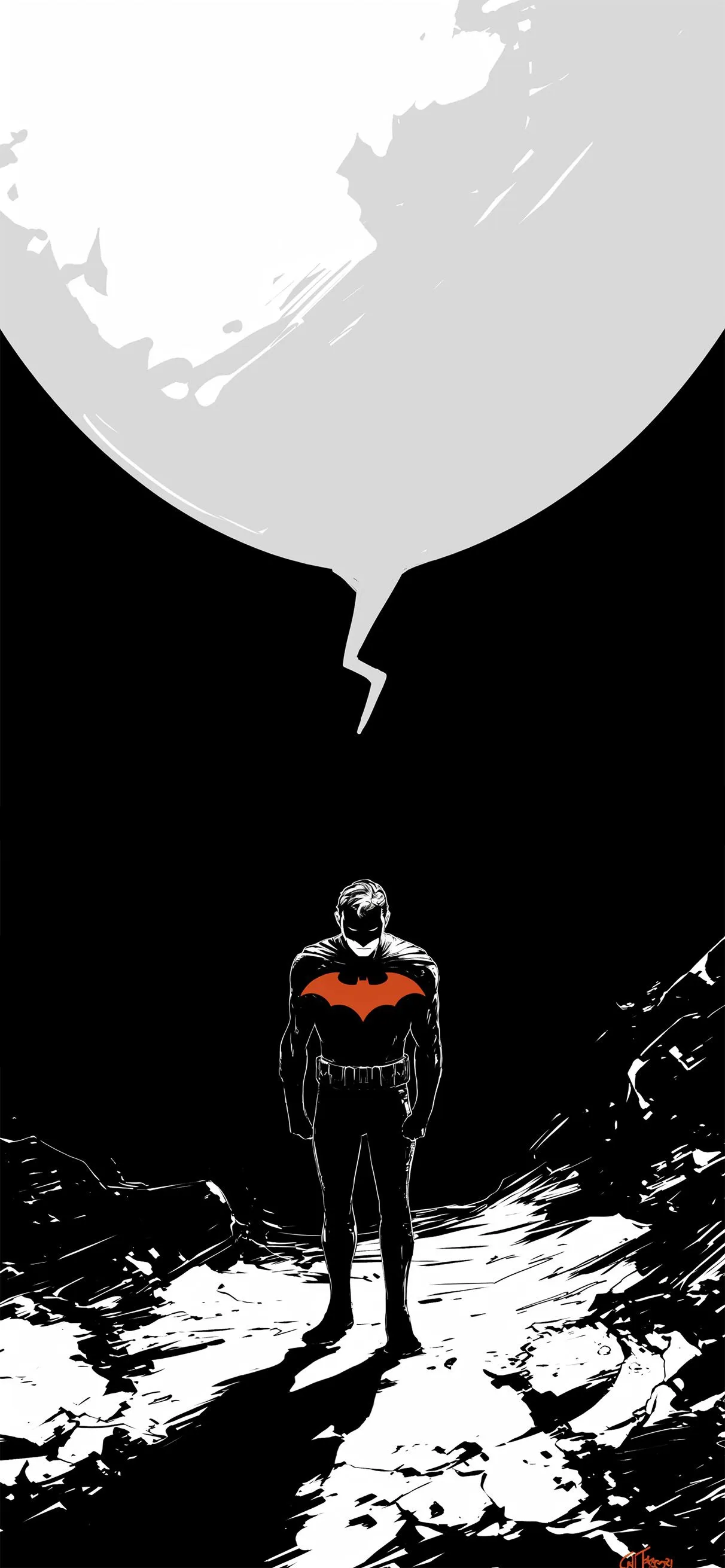 DC Robin Gothic Knight Time Zone Wallpaper