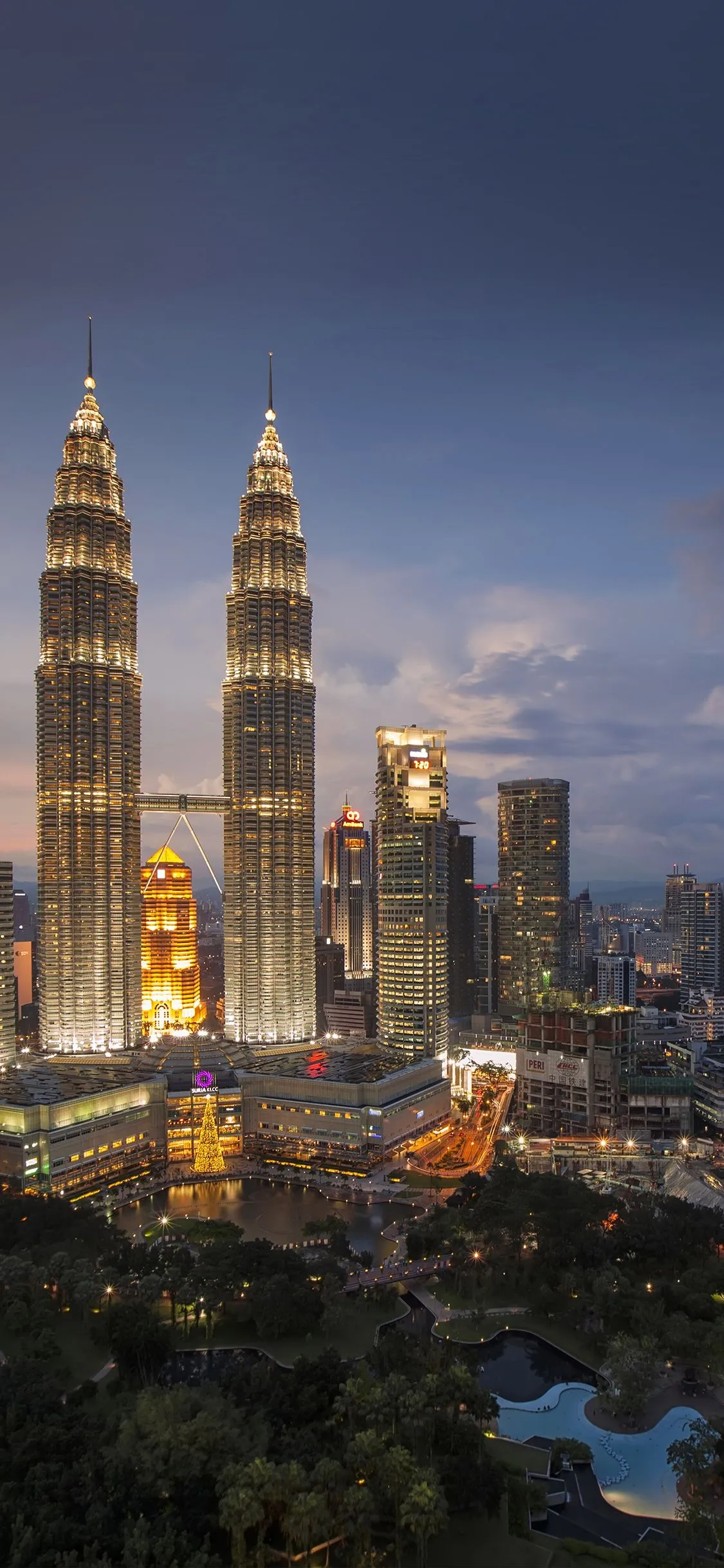 iPhone X wallpaper. city building skyscraper night nature