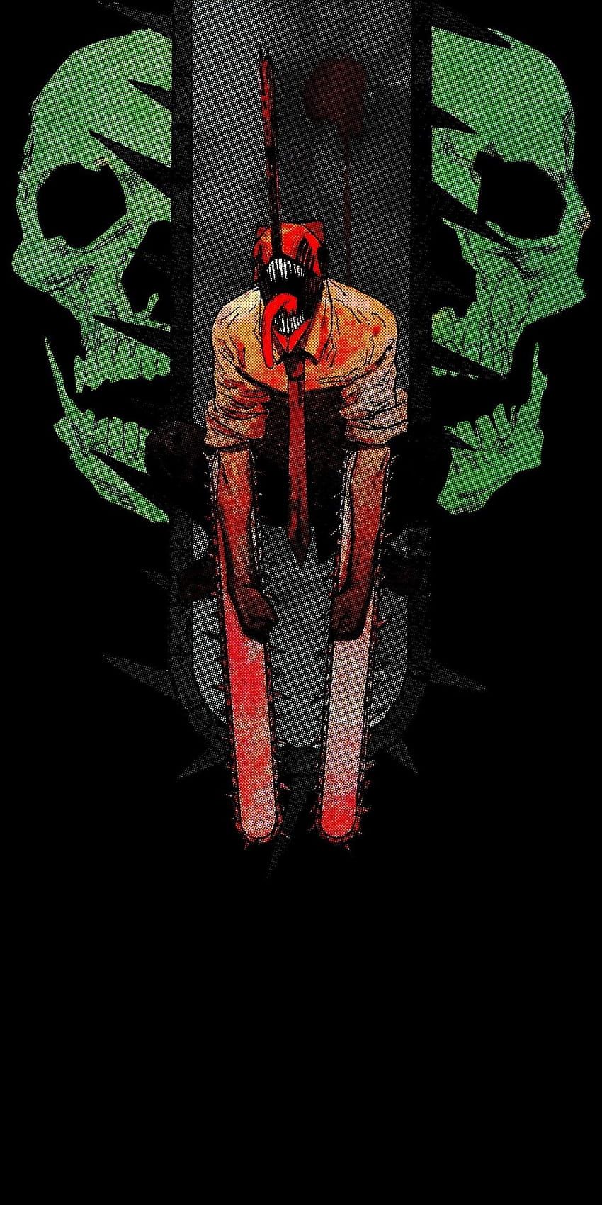 Chainsaw man phone HD phone wallpaper