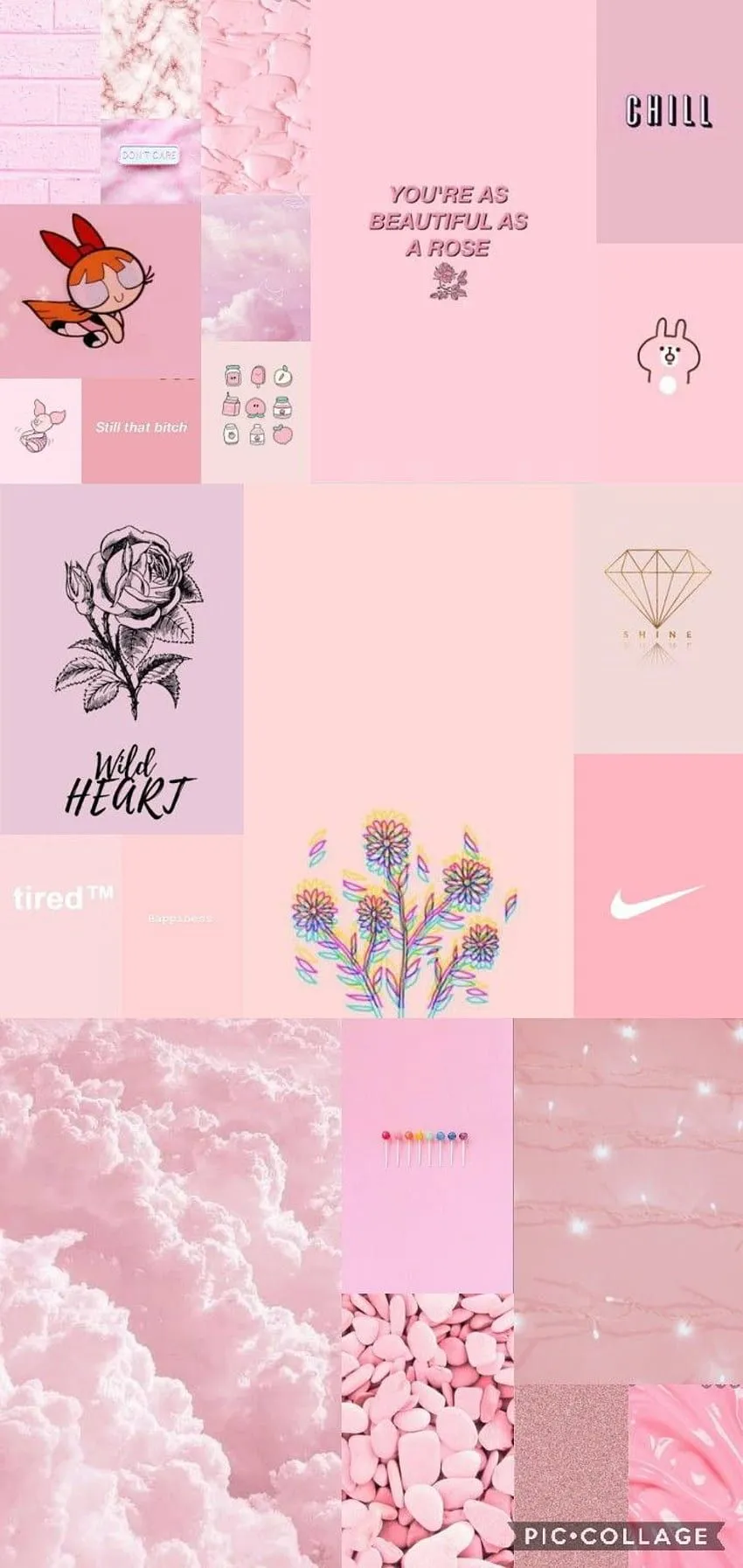 Pastel pink collage ♡. iPhone girly, Pink iphone, Aesthetic iphone, Pink Pastel iPhone HD phone wallpaper